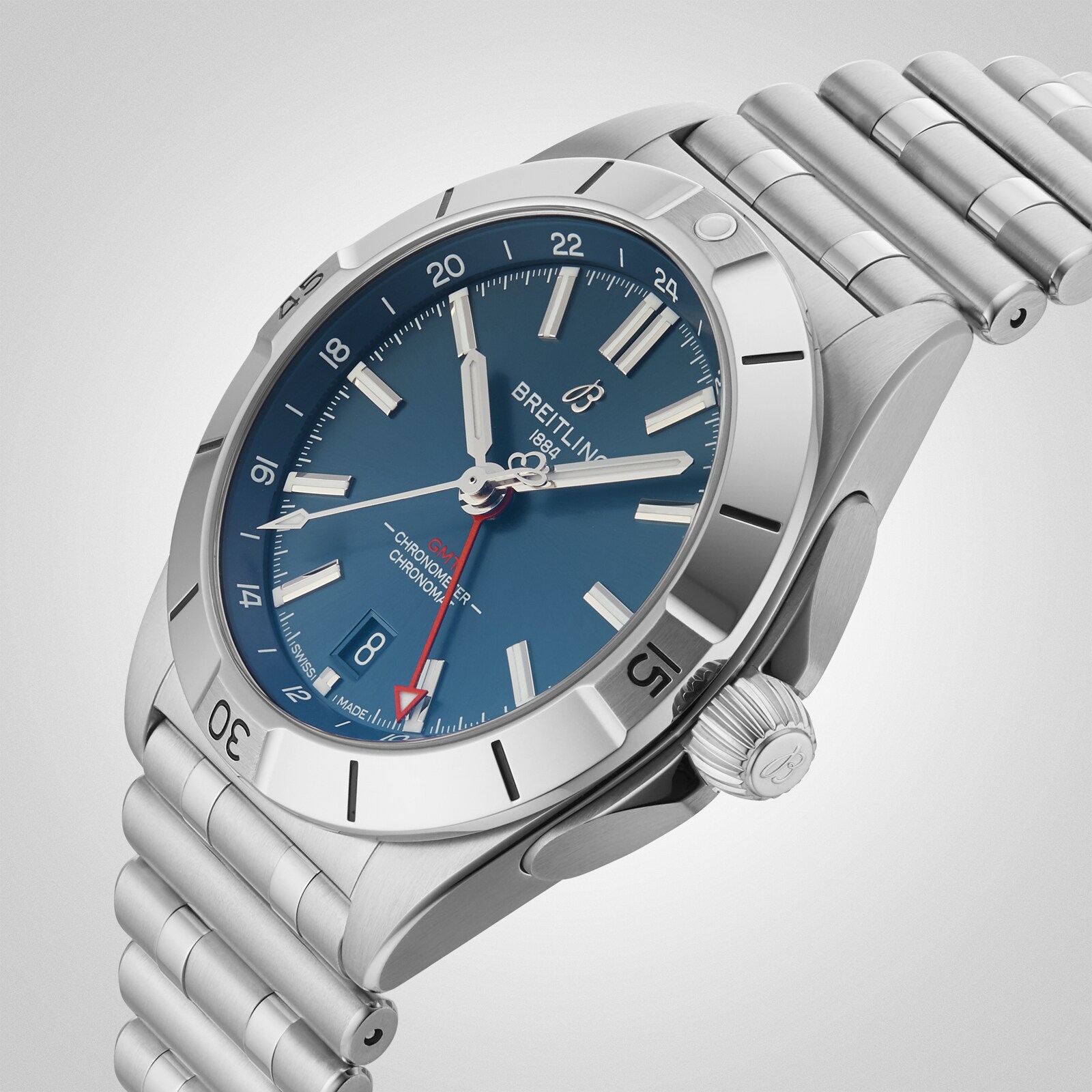 Replica Breitling Chronomat Automatic GMT 40 Blue Dial details A32398101C1A1 5 Replica Breitling Chronomat Automatic GMT 40 Blue Dial details A32398101C1A1