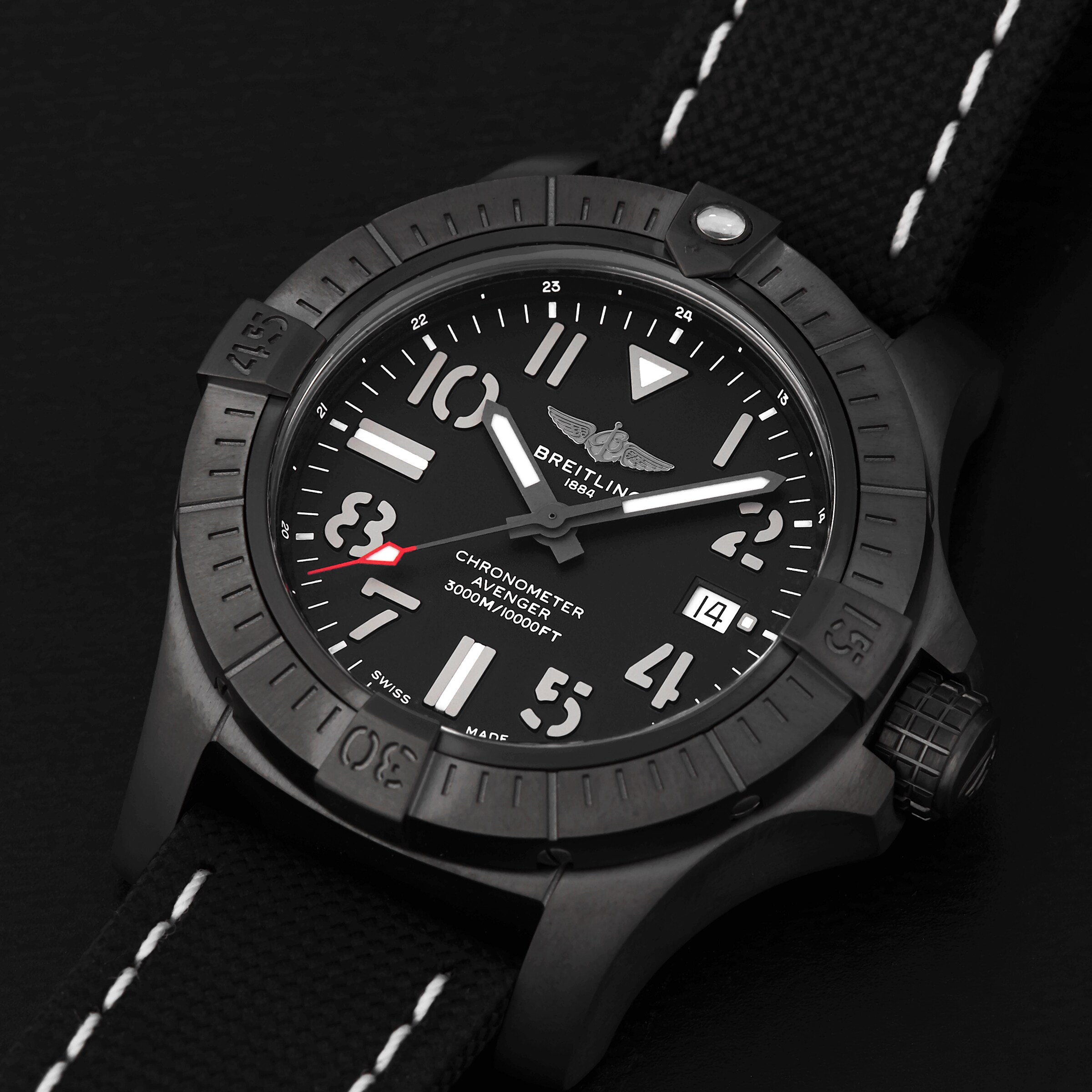 Replica Breitling Avenger Automatic 45 Seawolf Night Mission details V17319101B1X2 5 Replica Breitling Avenger Automatic 45 Seawolf Night Mission details V17319101B1X2