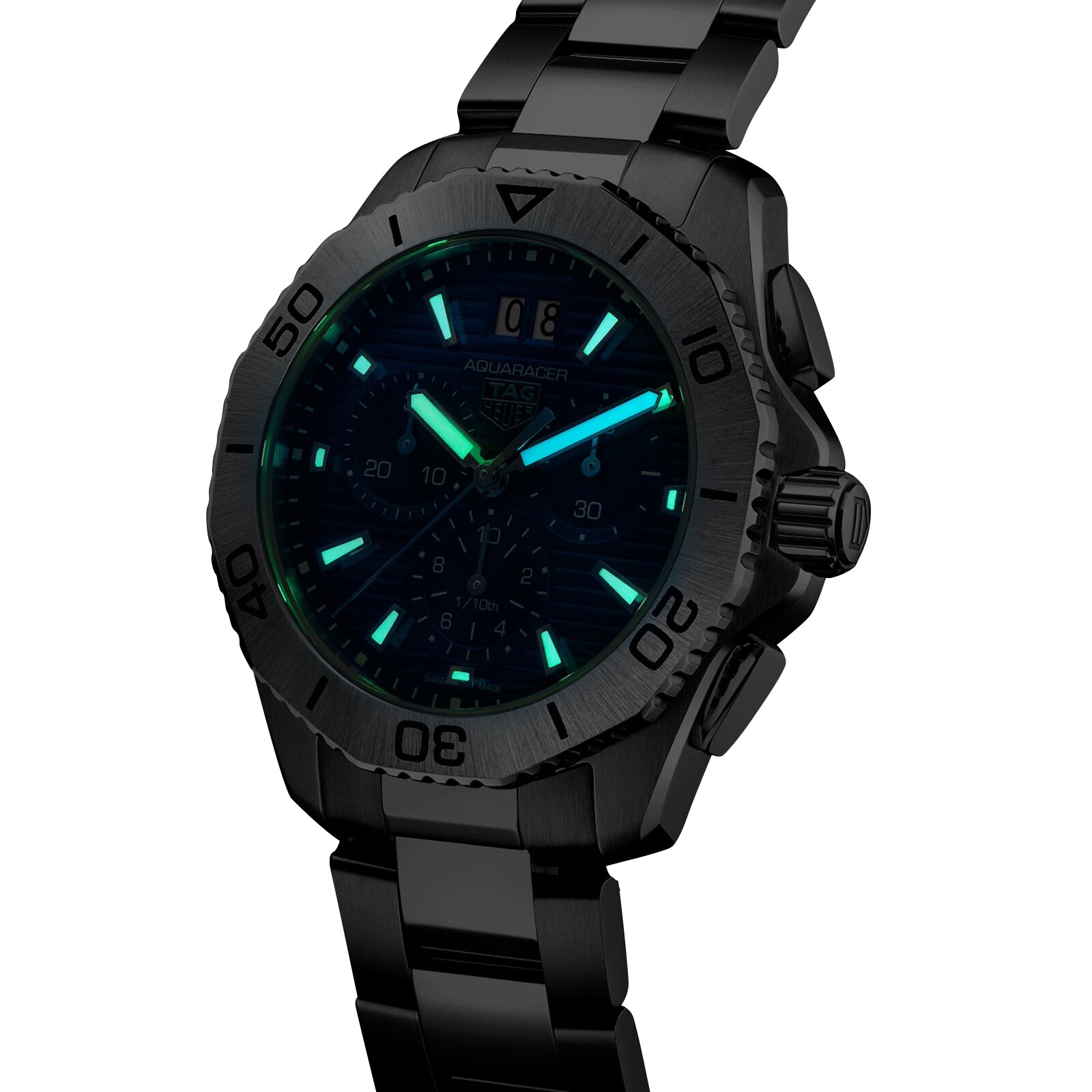 Replica TAG Heuer Aquaracer Professional 200 Chronograph 40mm Mens details Blue CBP1113.BA0627 5 Replica TAG Heuer Aquaracer Professional 200 Chronograph 40mm Mens details Blue CBP1113.BA0627