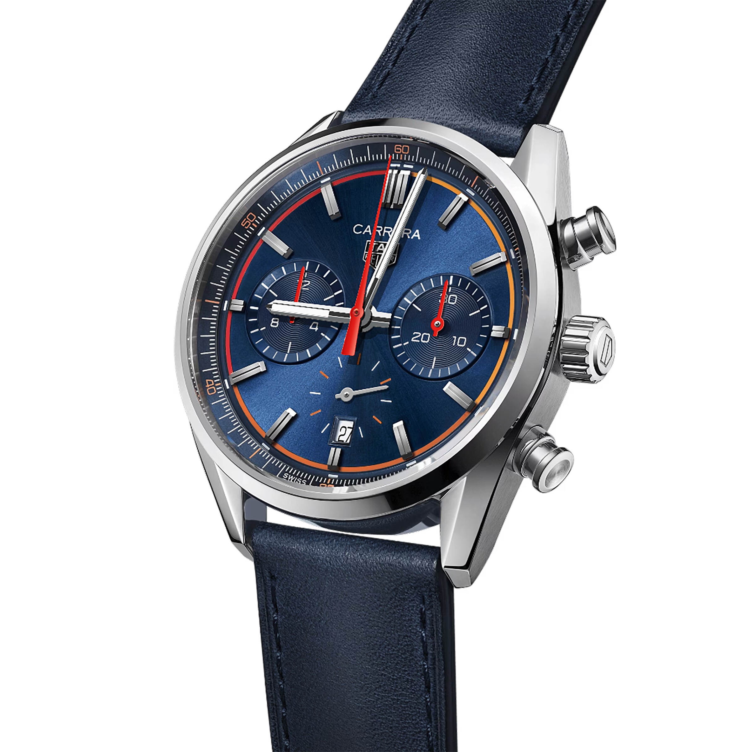 Replica TAG Heuer Carrera Chronograph 42mm Mens details Blue CBN201D.FC6543 5 Replica TAG Heuer Carrera Chronograph 42mm Mens details Blue CBN201D.FC6543