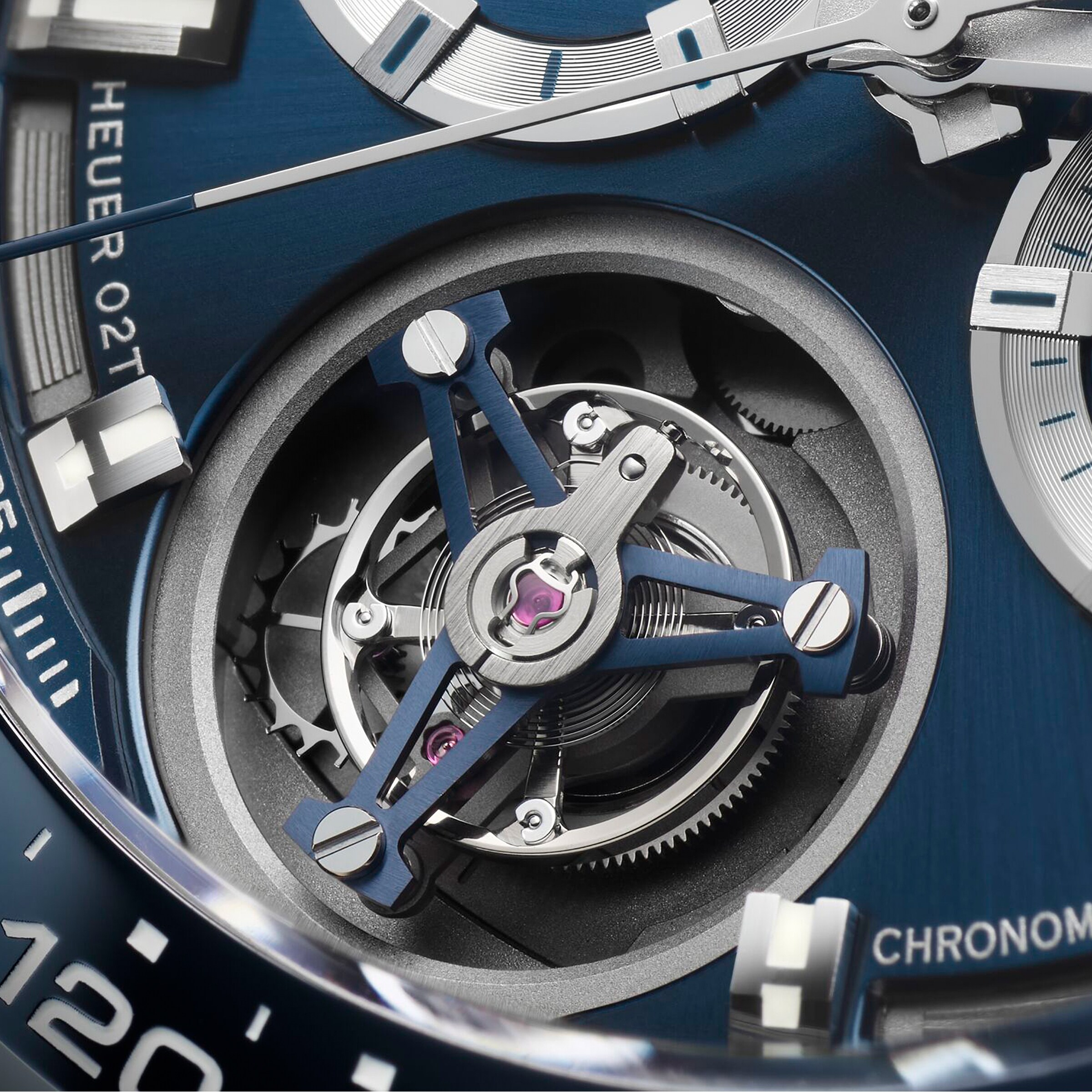 Replica TAG Heuer Carrera Calibre Heuer 02T COSC 45mm Mens details CAR5A8C.BF0707