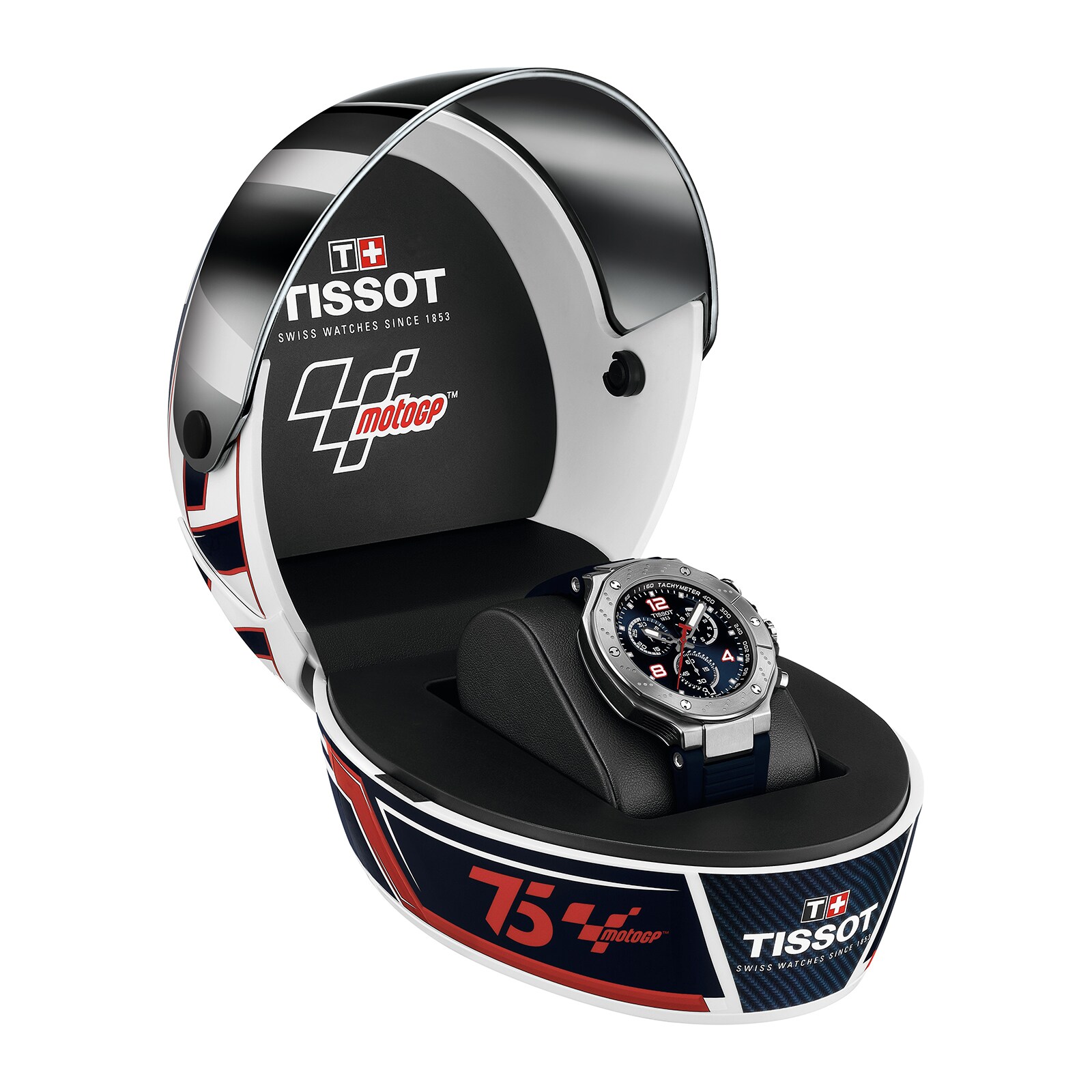 Replica Tissot T-Race MotoGP Chronograph 2024 Limited Edition 45mm Mens details Blue T1414171704700 5 Replica Tissot T-Race MotoGP Chronograph 2024 Limited Edition 45mm Mens details Blue T1414171704700