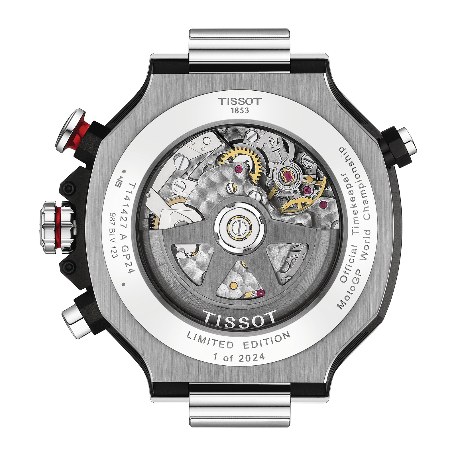 Replica Tissot T-Race MotoGP Automatic Chronograph 2024 Limited Edition 45mm Mens details Blue T1414272704100 5 Replica Tissot T-Race MotoGP Automatic Chronograph 2024 Limited Edition 45mm Mens details Blue T1414272704100