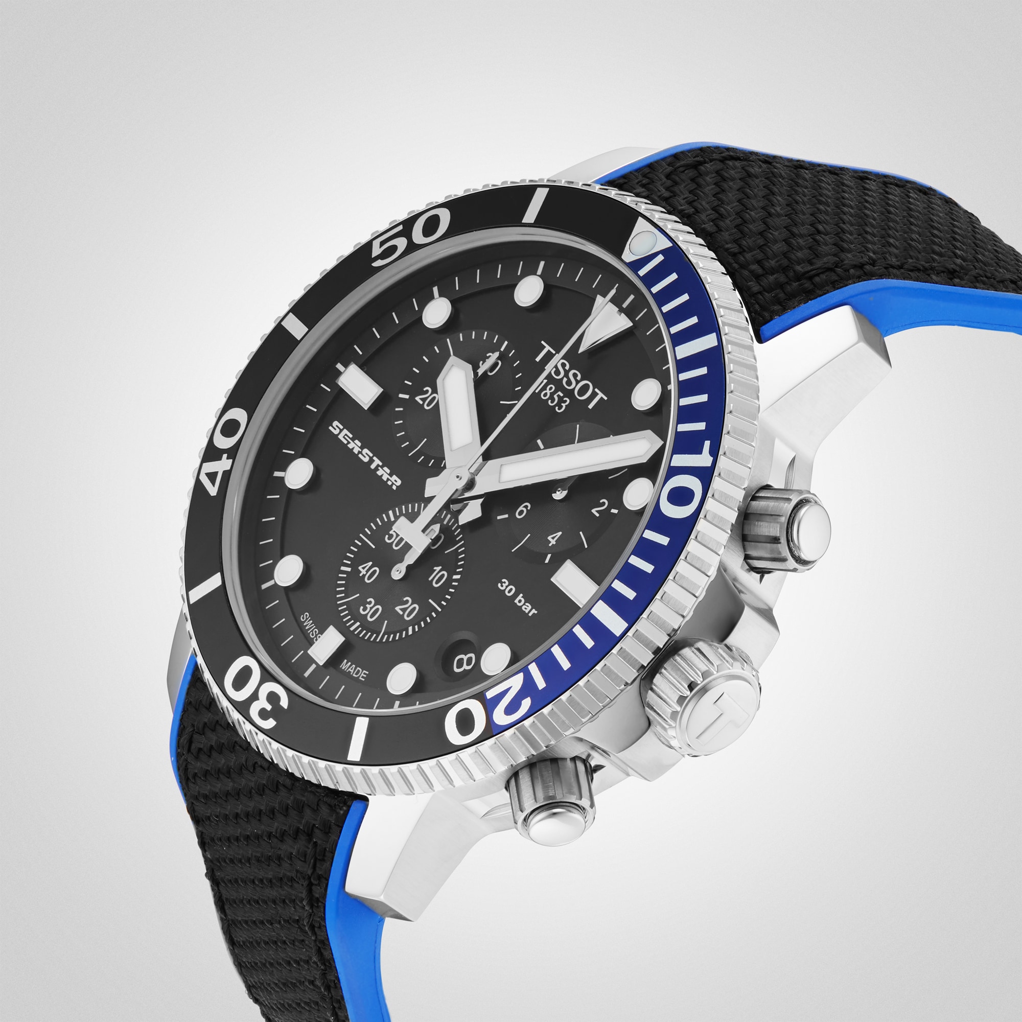 Replica Tissot T-Sport Seastar 1000 Chronograph 45.5mm Mens details T1204171705103 5 Replica Tissot T-Sport Seastar 1000 Chronograph 45.5mm Mens details T1204171705103