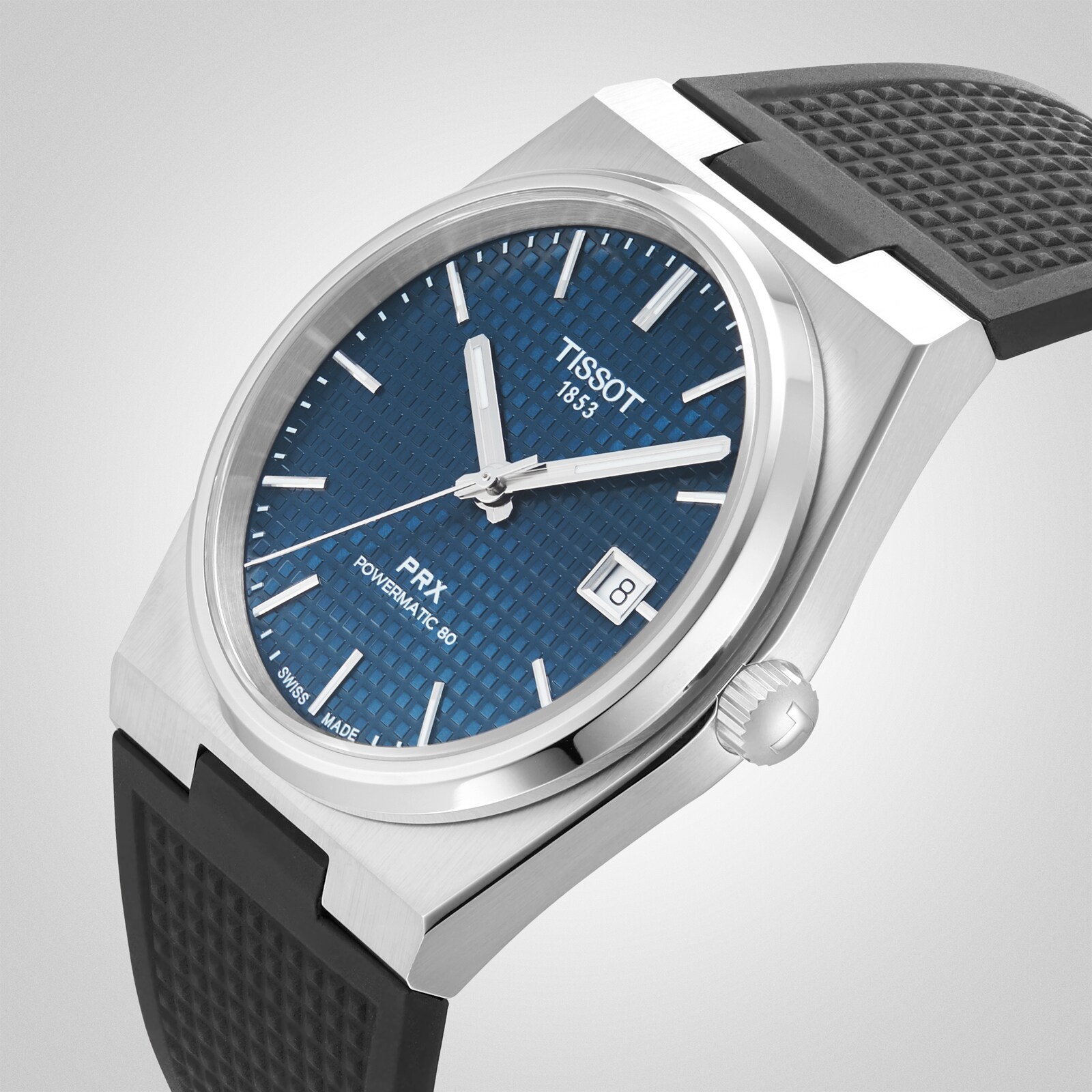 Replica Tissot Powermatic 80 40mm Mens details Blue T1374071704100
