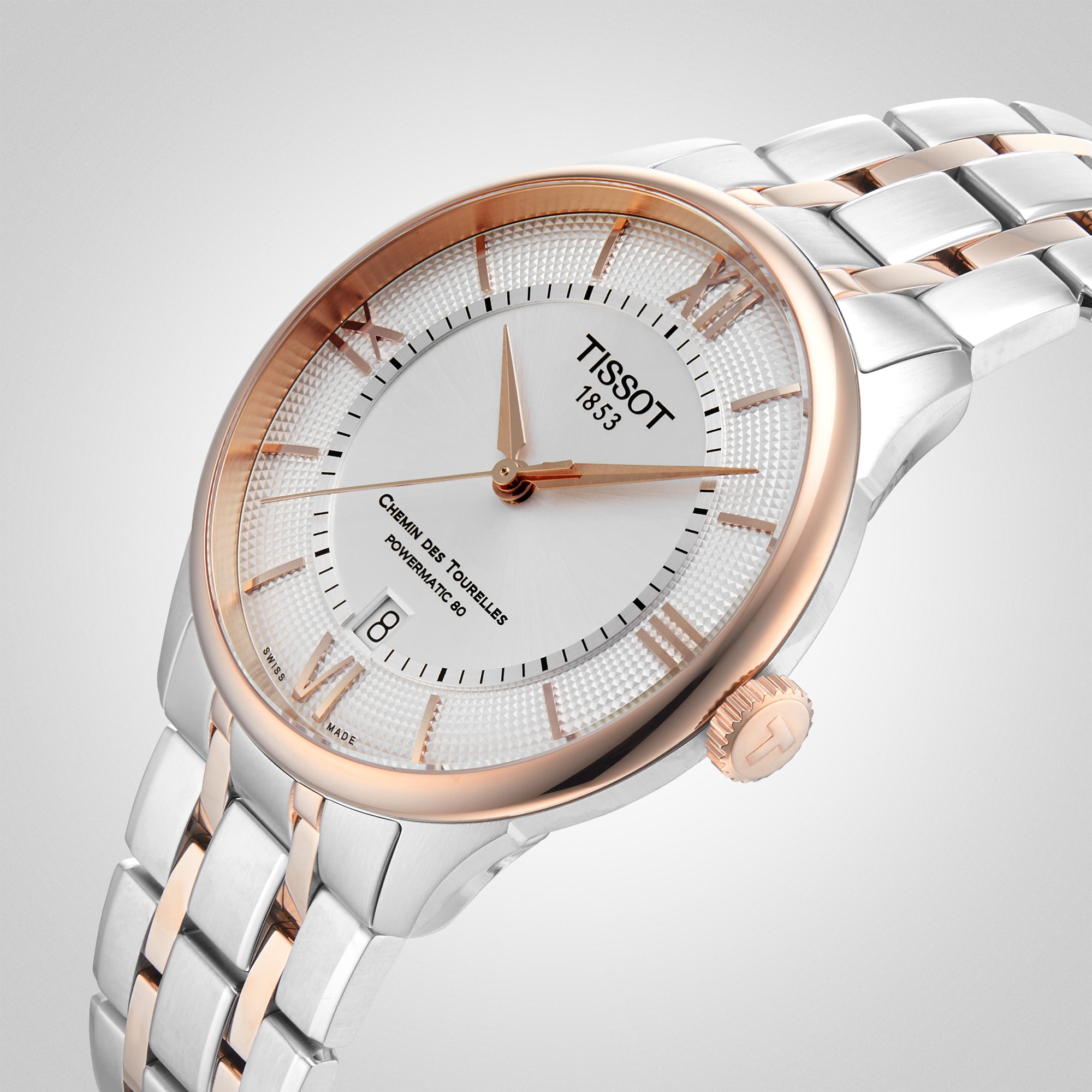 Replica Tissot Chemin Des Tourelles Powermatic 80 39mm Mens details - Silver T1398072203800 5 Replica Tissot Chemin Des Tourelles Powermatic 80 39mm Mens details - Silver T1398072203800