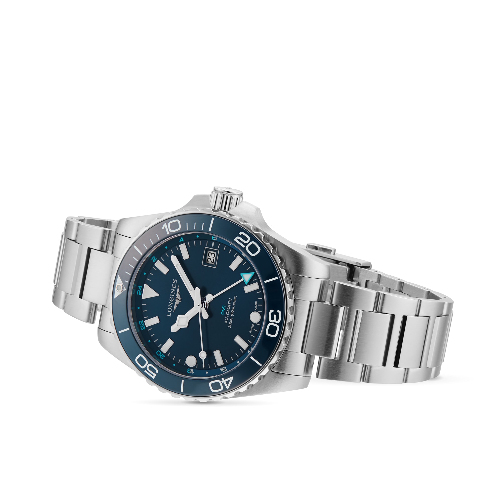 Replica Longines Hydroconquest 41mm Mens details Blue Stainless Steel L37904966 5 Replica Longines Hydroconquest 41mm Mens details Blue Stainless Steel L37904966
