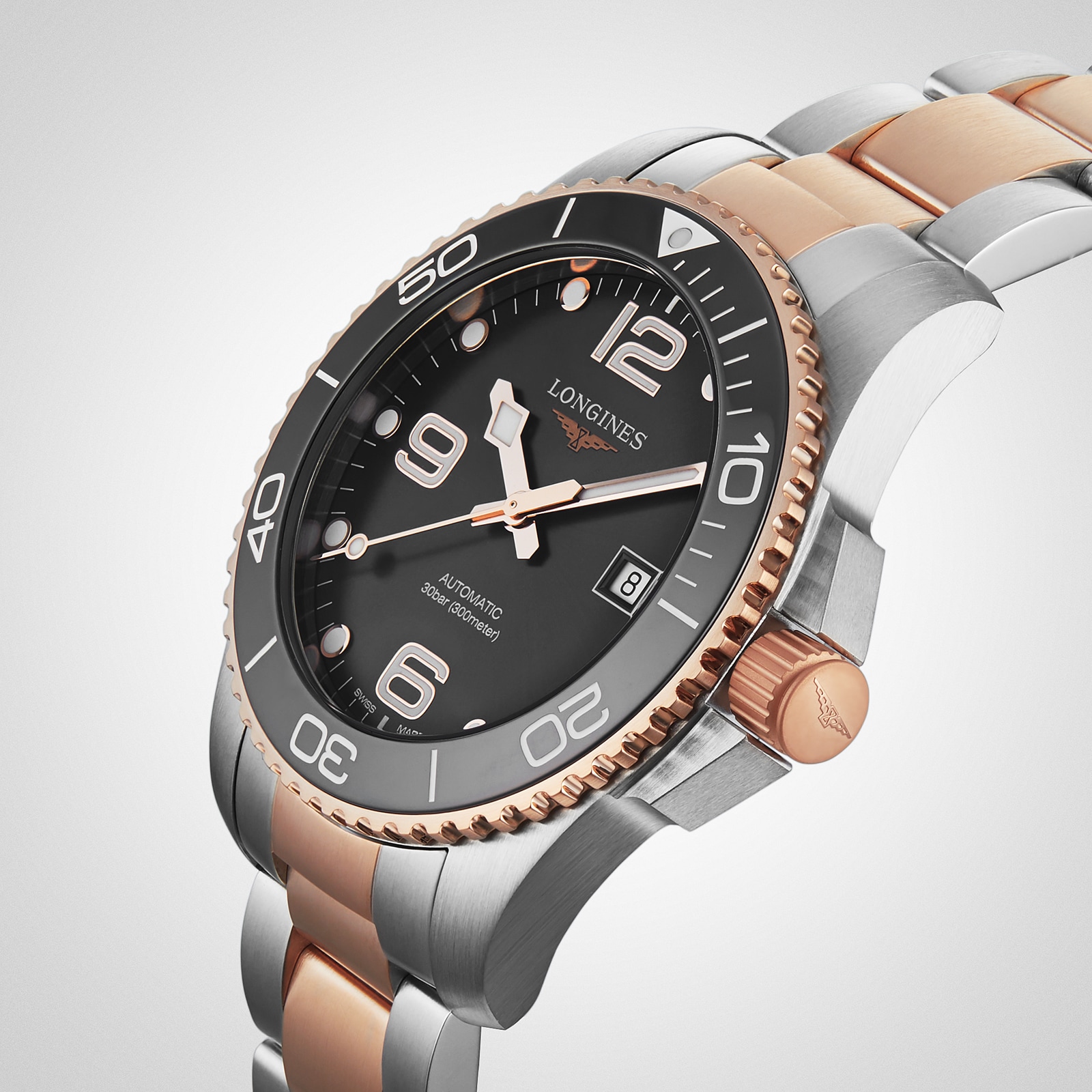 Replica Longines HydroConquest 43mm Mens details Black L37823587