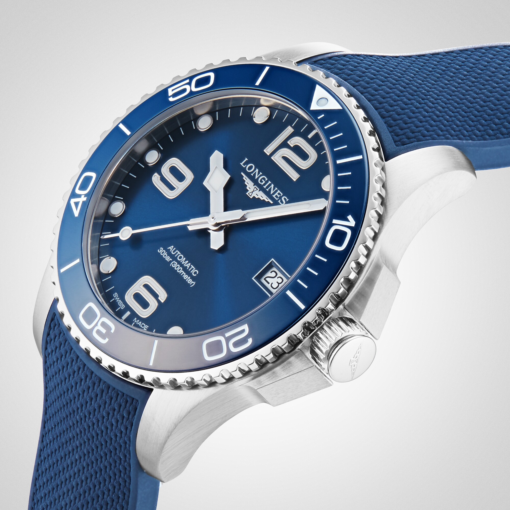 Replica Longines HydroConquest 39mm Mens details Blue L37804969 5 Replica Longines HydroConquest 39mm Mens details Blue L37804969