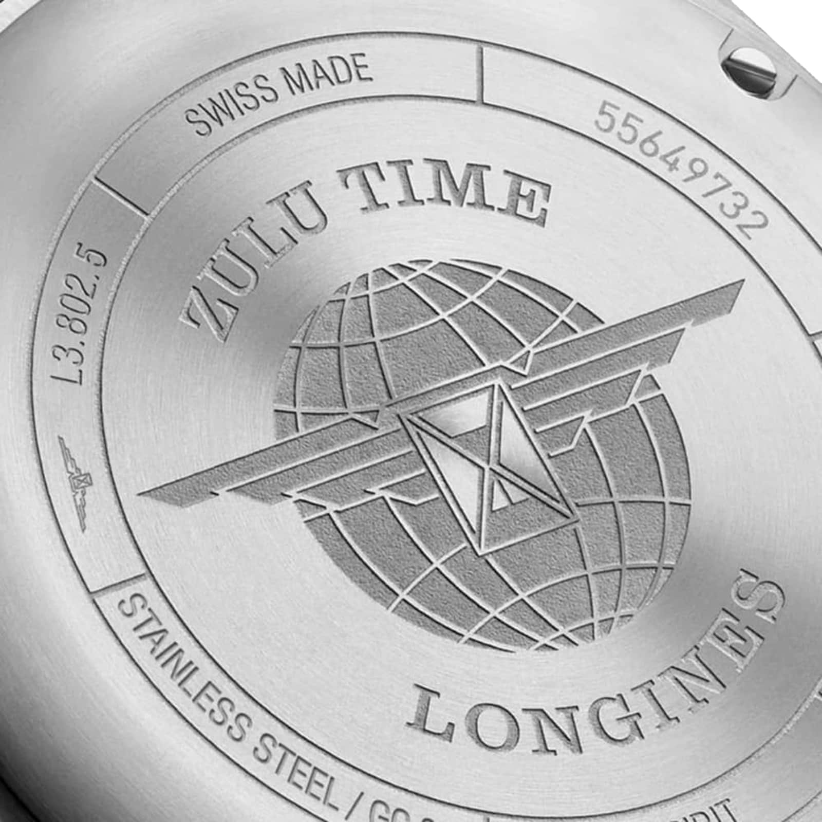 Replica Longines Spirit Zulu Time 39mm Mens details Black L38025532