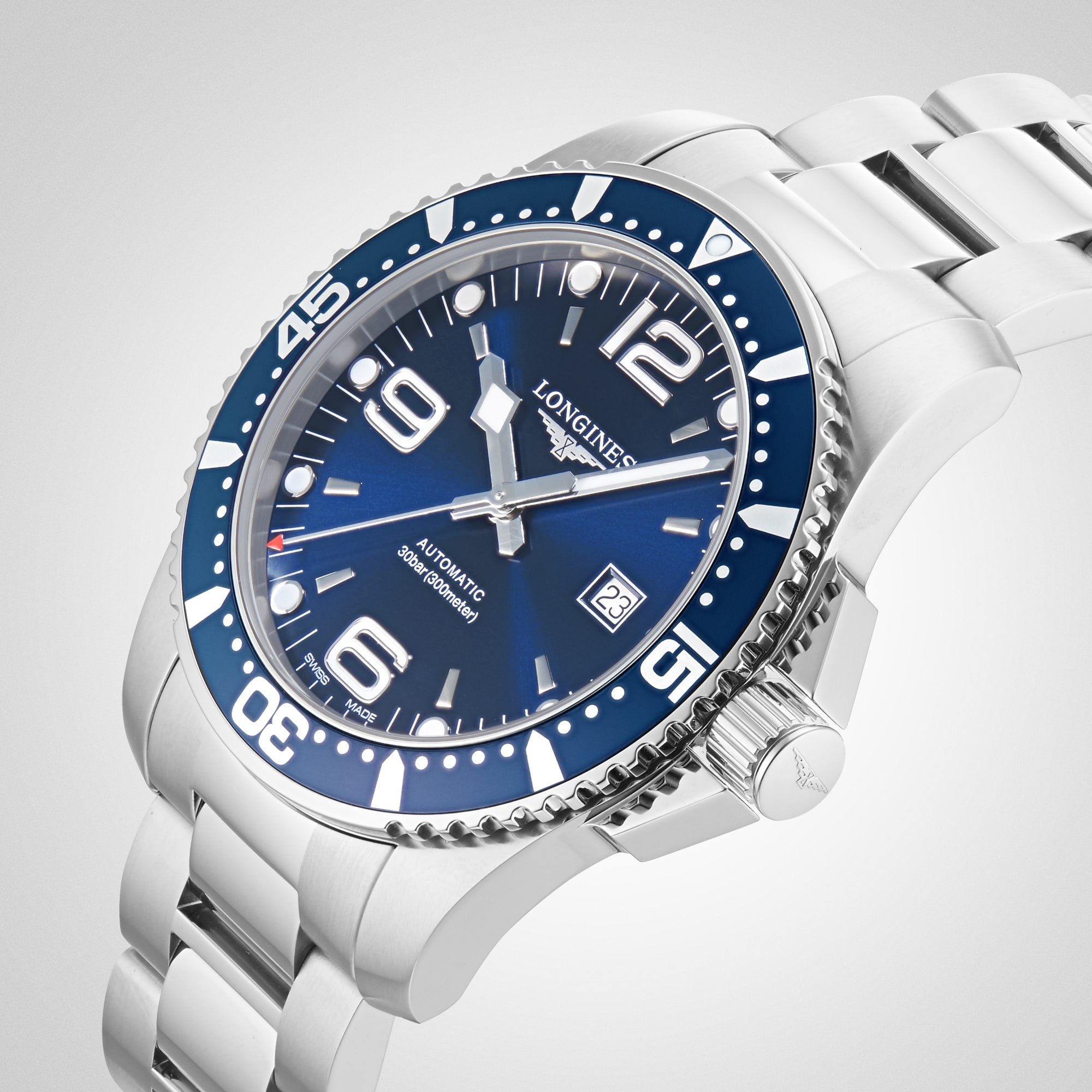 Replica Longines HydroConquest 44mm Mens details Blue L38414966 5 Replica Longines HydroConquest 44mm Mens details Blue L38414966