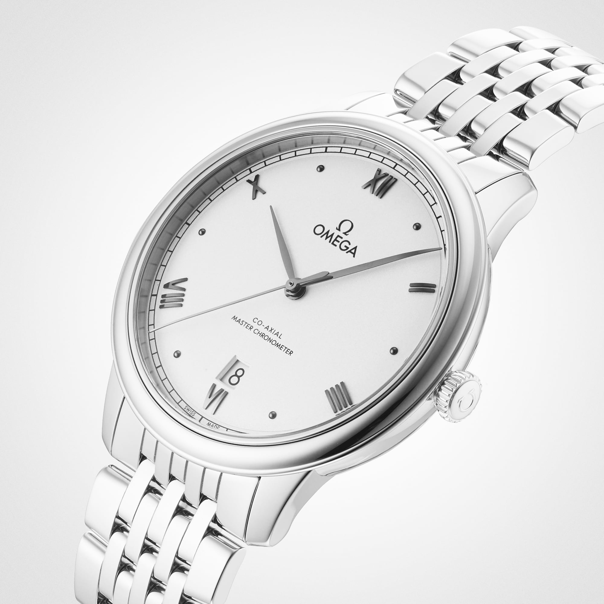 Replica Omega De Ville Prestige Co-Axial Master Chronometer 40mm Mens details Silver O43410402002001 5 Replica Omega De Ville Prestige Co-Axial Master Chronometer 40mm Mens details Silver O43410402002001