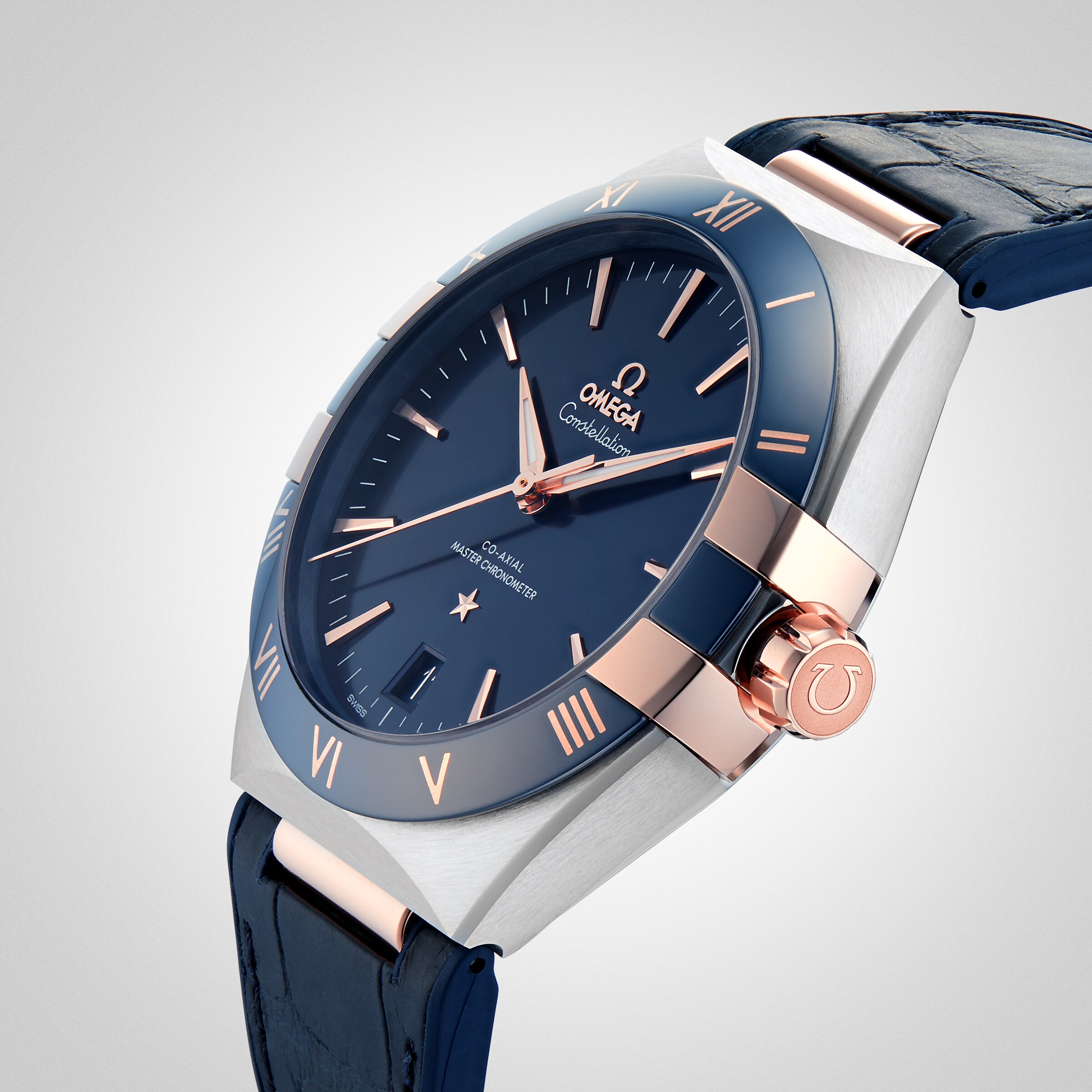 Replica Omega Constellation Co-Axial Master Chronometer 41mm Mens details Blue O13123412103001 5 Replica Omega Constellation Co-Axial Master Chronometer 41mm Mens details Blue O13123412103001