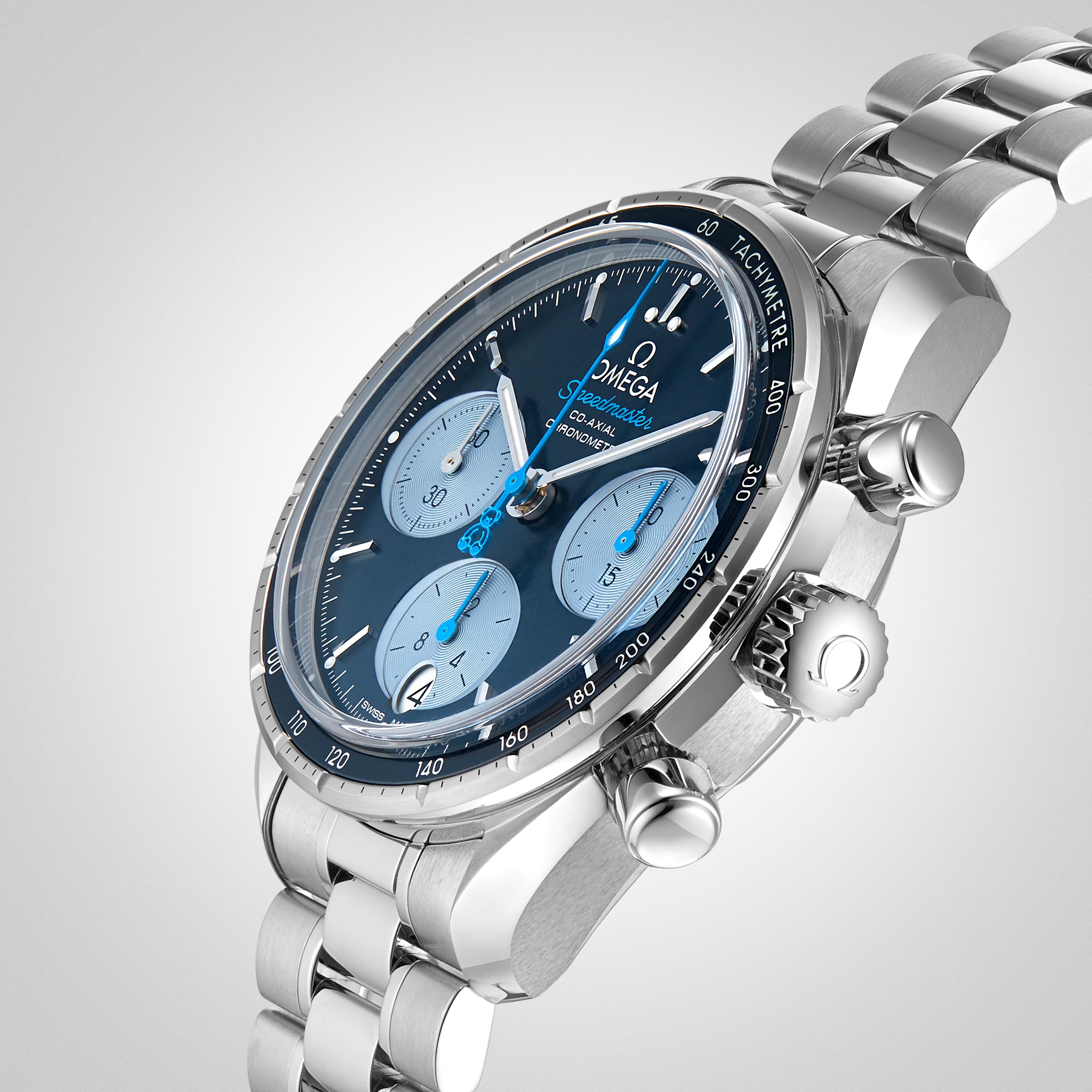 Replica Omega Speedmaster Co-Axial 38mm Unisex details O32430385003002