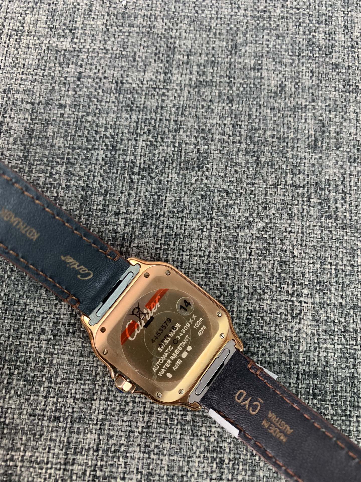 Replica Cartier Mens Santos De Cartier WGSA0012