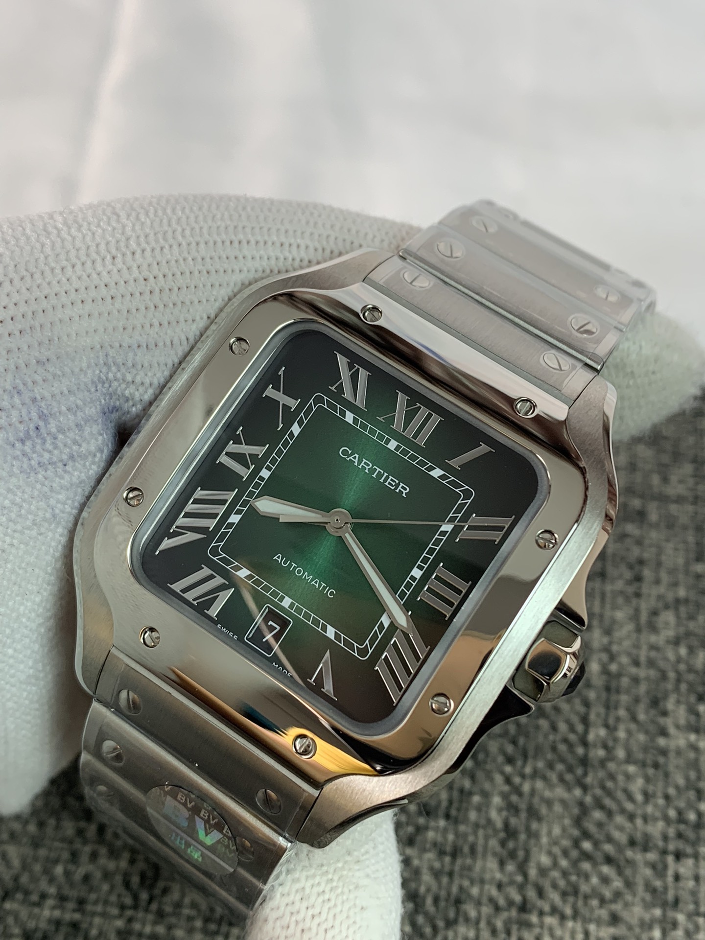 Replica Cartier Men Santos De Cartier WSSA0062 6 Replica Cartier Men Santos De Cartier WSSA0062