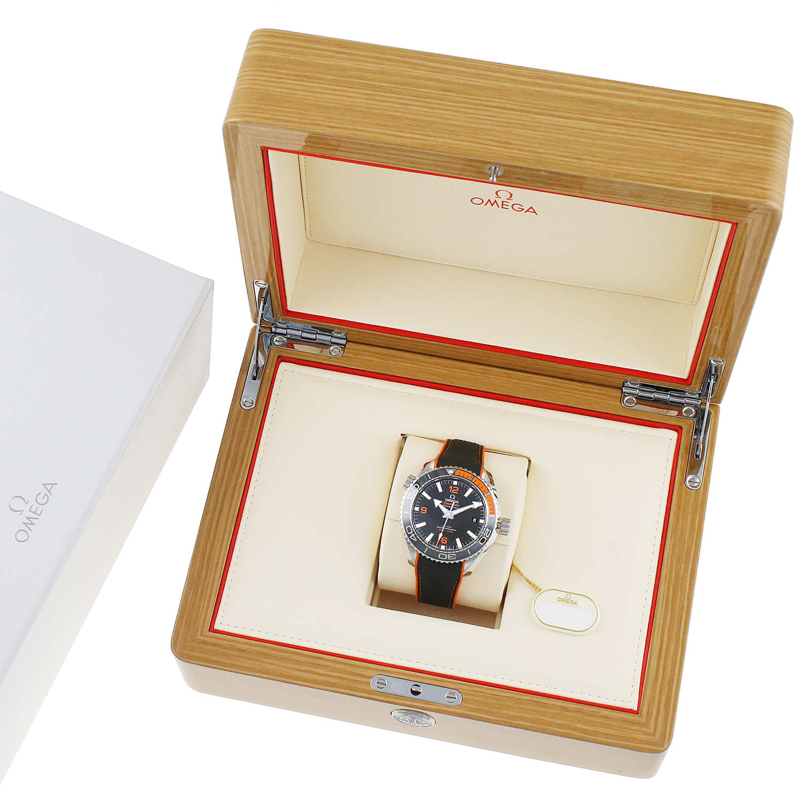 Replica Omega Seamaster Planet Ocean 600M Mens 43.5mm Automatic Co-Axial Divers details O21532442101001