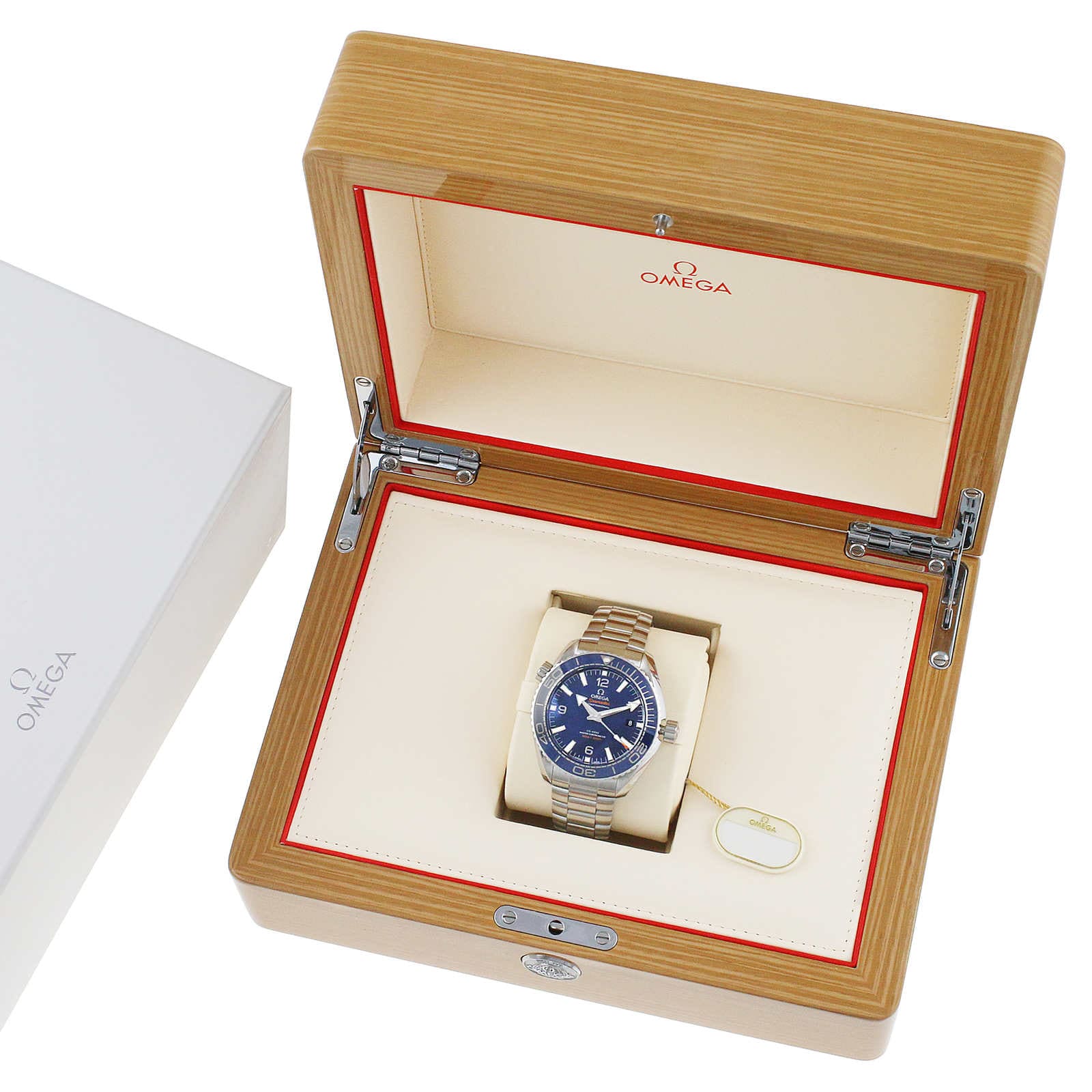Replica Omega Seamaster Planet Ocean 600M Mens 43.5mm Automatic Co-Axial Divers details O21530442103001