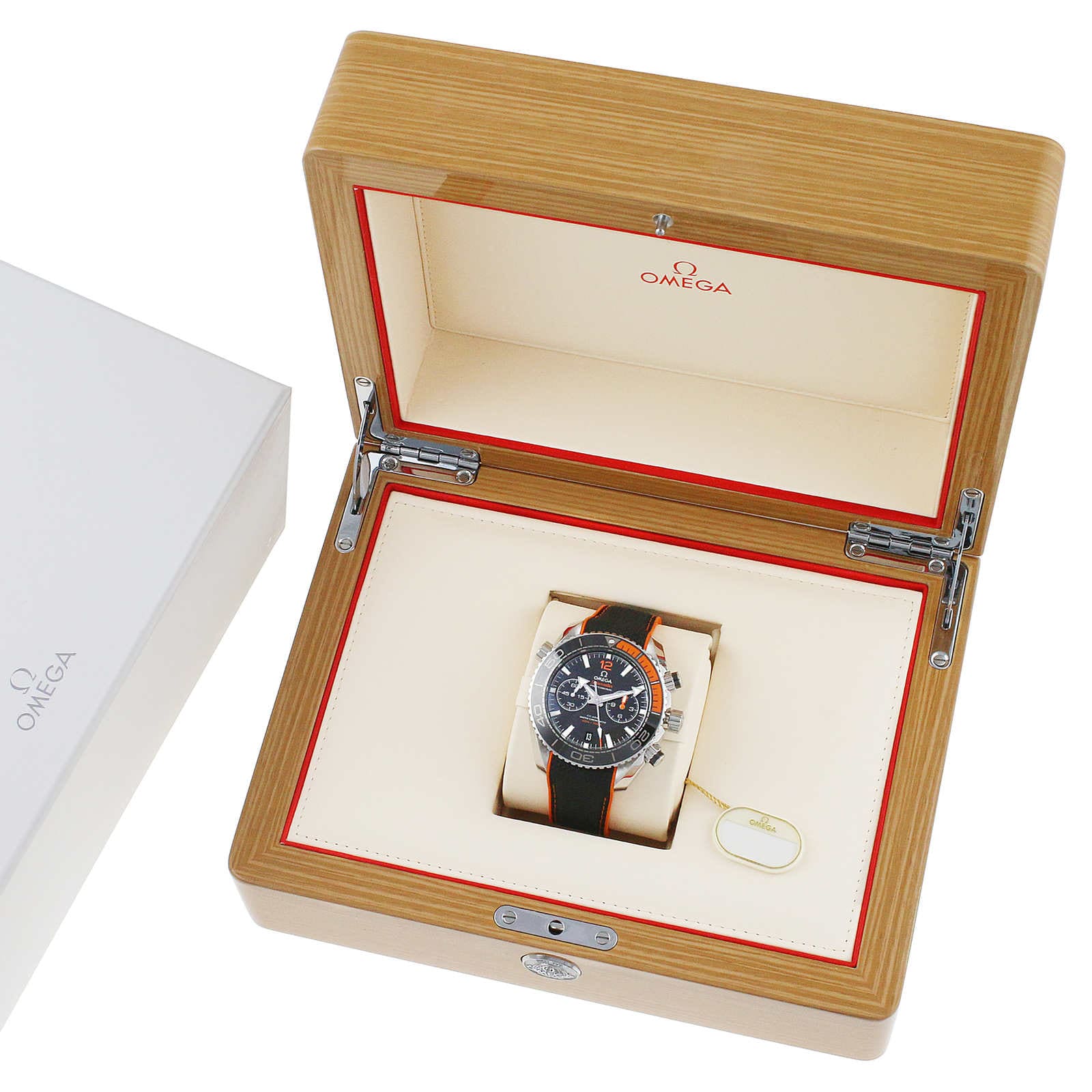 Replica Omega Seamaster Planet Ocean 600M Mens 45.5mm Automatic Co-Axial Divers details O21532465101001