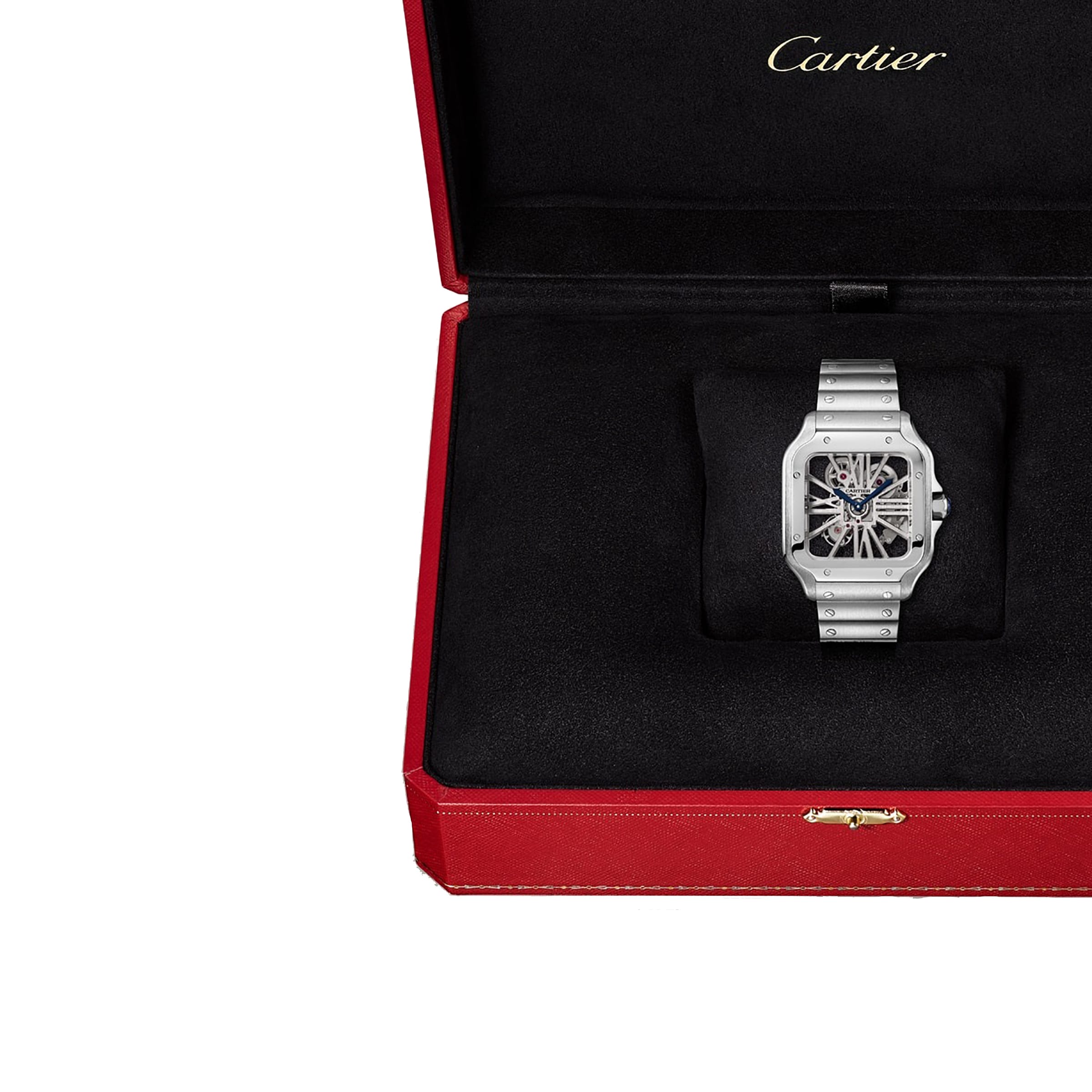 Replica Cartier Santos De Cartier details Large Model Hand-Wound Mechanical Movement Steel WHSA0015 6 Replica Cartier Santos De Cartier details Large Model Hand-Wound Mechanical Movement Steel WHSA0015