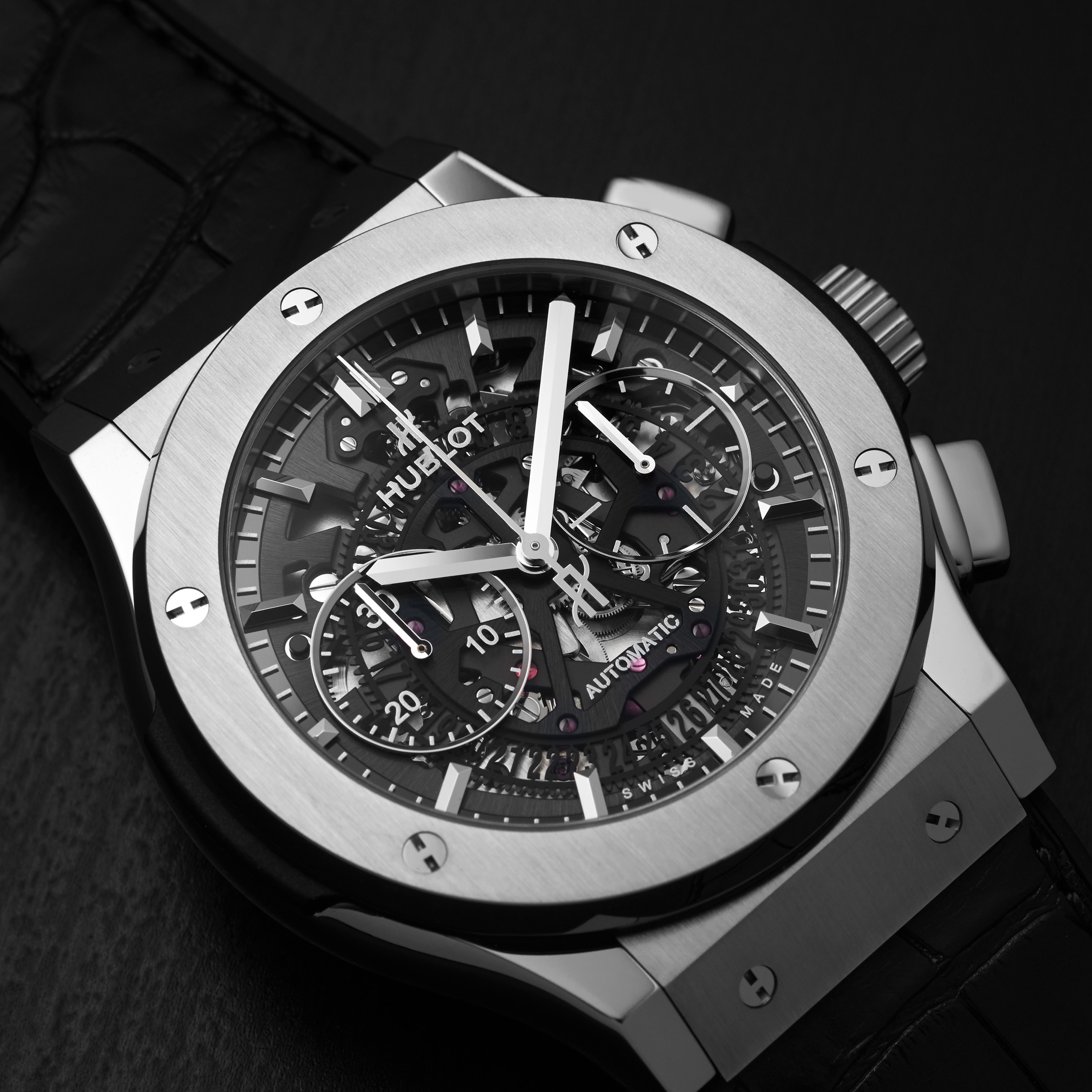 Replica Hublot Classic Fusion Aerofusion Titanium Chronograph 45mm 525.NX.0170.LR 6 Replica Hublot Classic Fusion Aerofusion Titanium Chronograph 45mm 525.NX.0170.LR