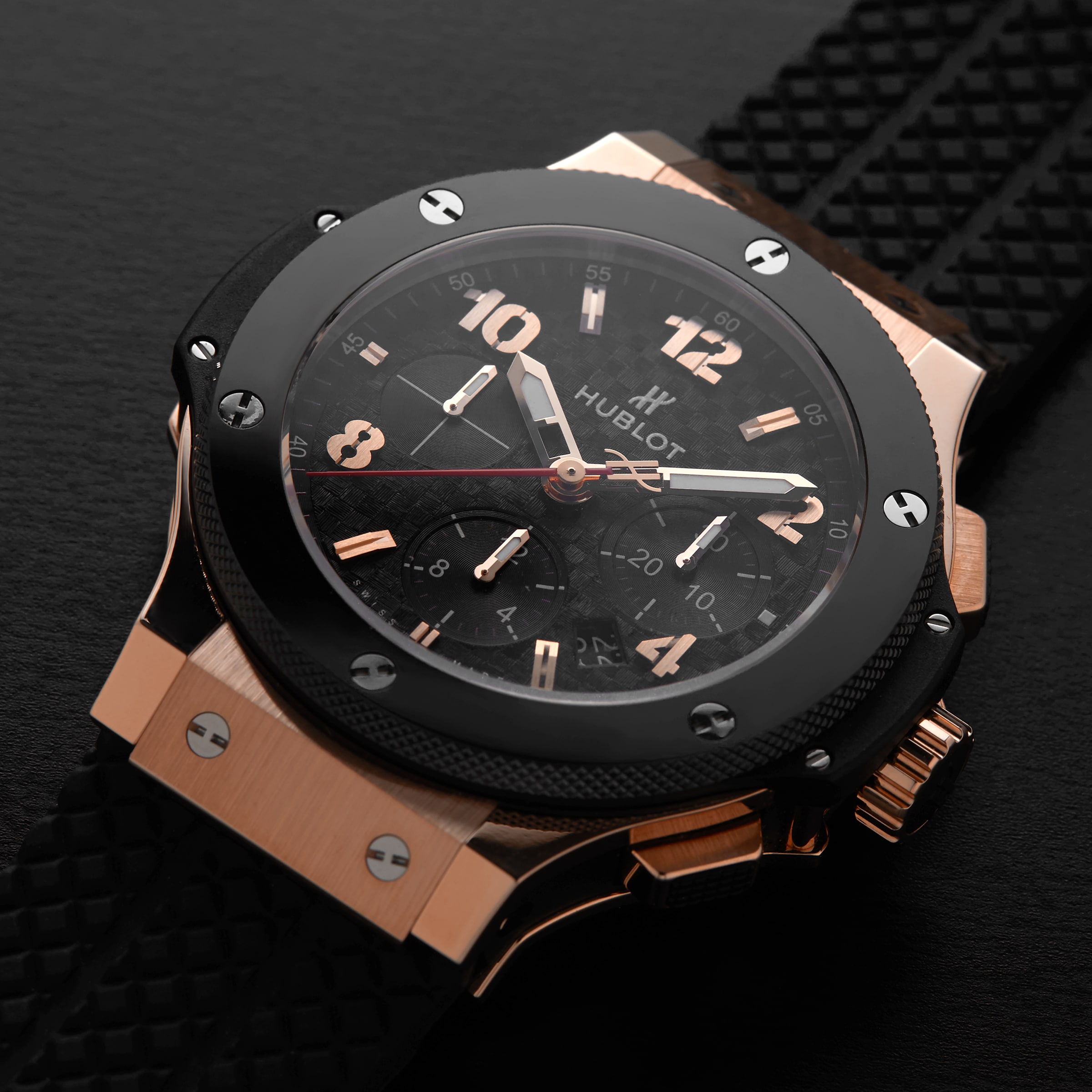 Replica Hublot Big Bang Gold Ceramic Chronograph 44mm 301.PB.131.RX