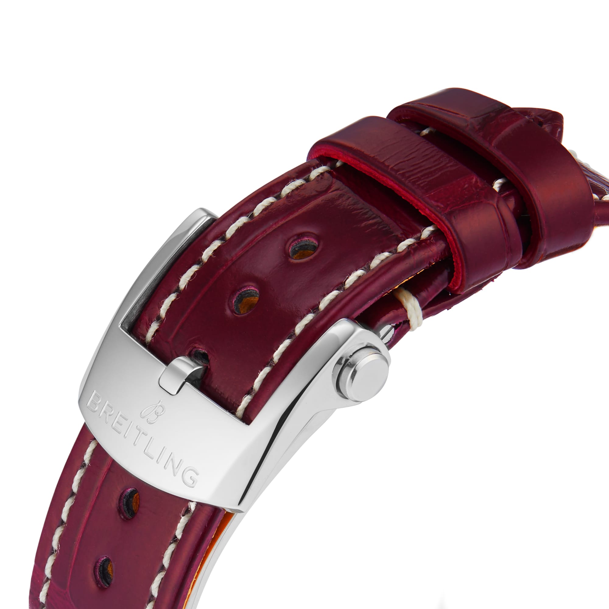 Replica Breitling Navitimer 36mm Ladies details Silver Alligator A17327211G1P1