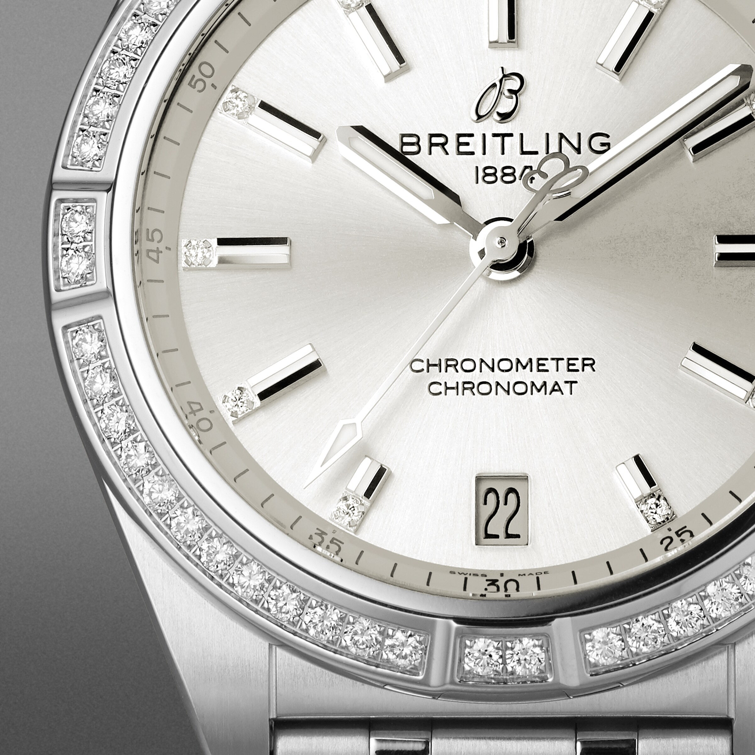 Replica Breitling Chronomat Automatic 36 Stainless Steel (gem-set) details A10380591A1A1