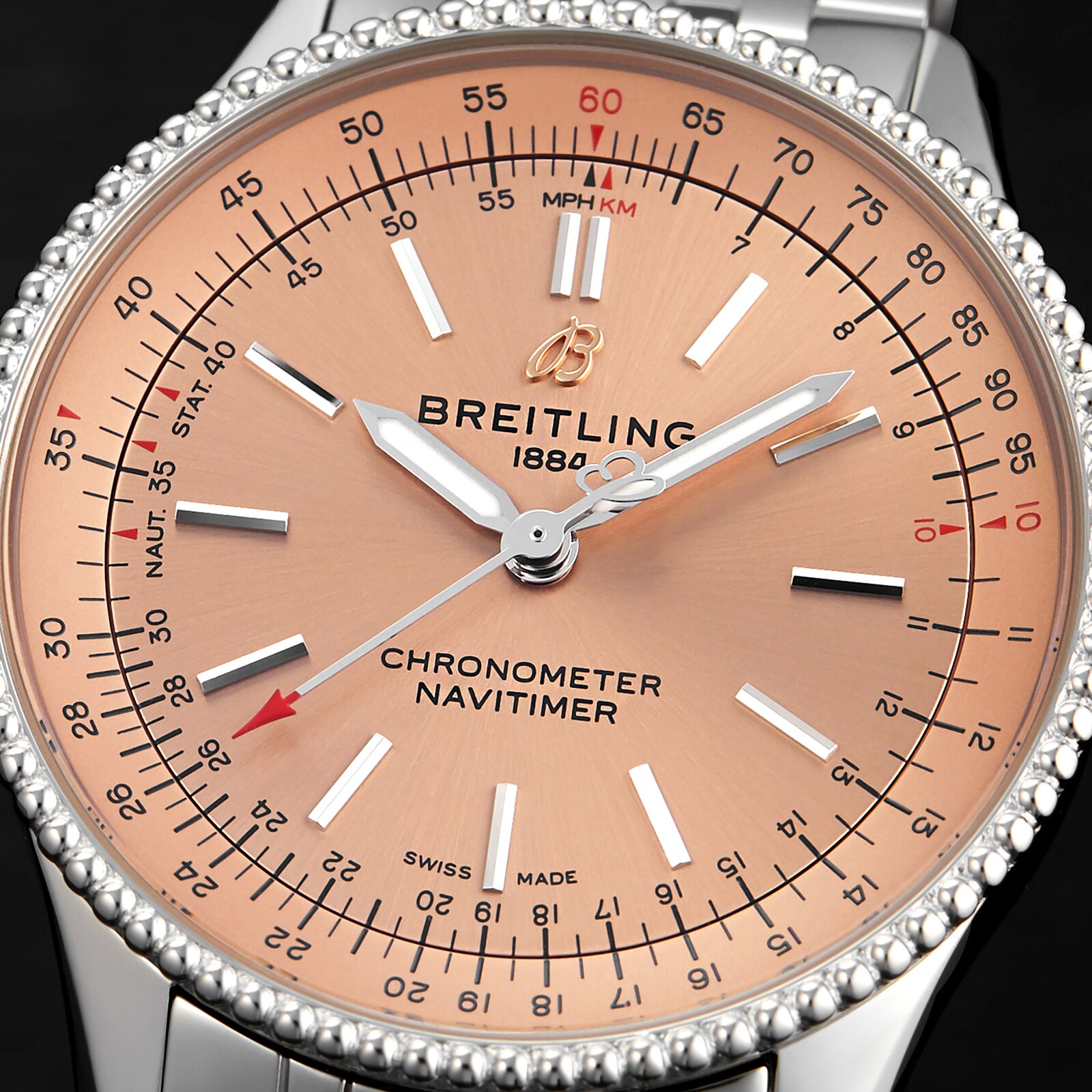 Replica Breitling Navitimer Automatic 35 Stainless Steel details A17395201K1A1