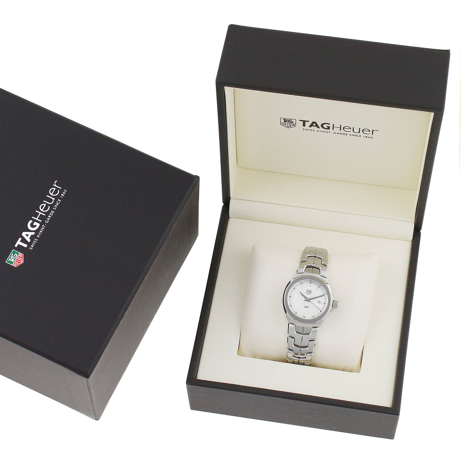 Replica TAG Heuer Link Quartz Date Mother Of Pearl 32mm Ladies details WBC1312.BA0600