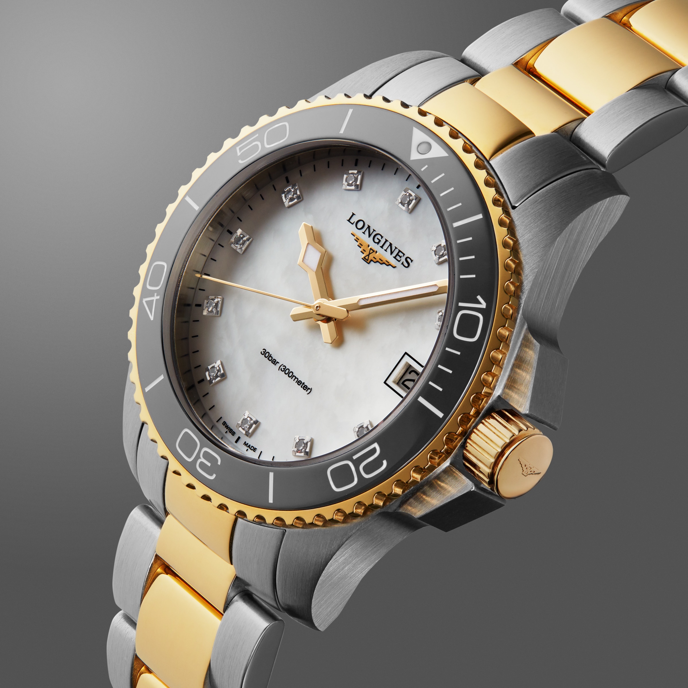 Replica Longines Hydroconquest 32mm Ladies details Mother Of Pearl Exclusive to The details es Of Switzerland Group L33703876 6 Replica Longines Hydroconquest 32mm Ladies details Mother Of Pearl Exclusive to The details es Of Switzerland Group L33703876