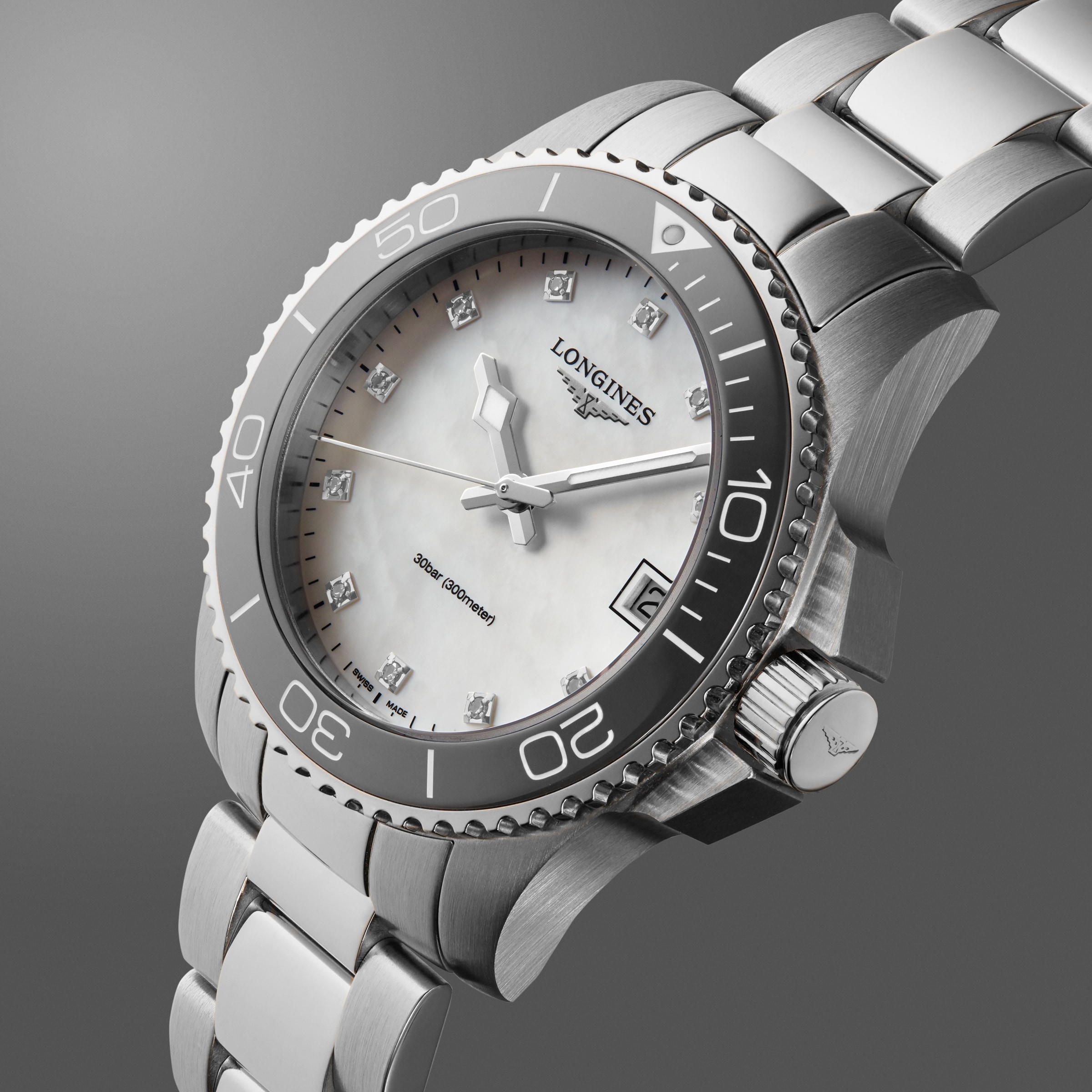 Replica Longines Hydroconquest 32mm Ladies details Mother Of Pearl Silver Exclusive to The details es Of Switzerland Group L33704876 6 Replica Longines Hydroconquest 32mm Ladies details Mother Of Pearl Silver Exclusive to The details es Of Switzerland Group L33704876