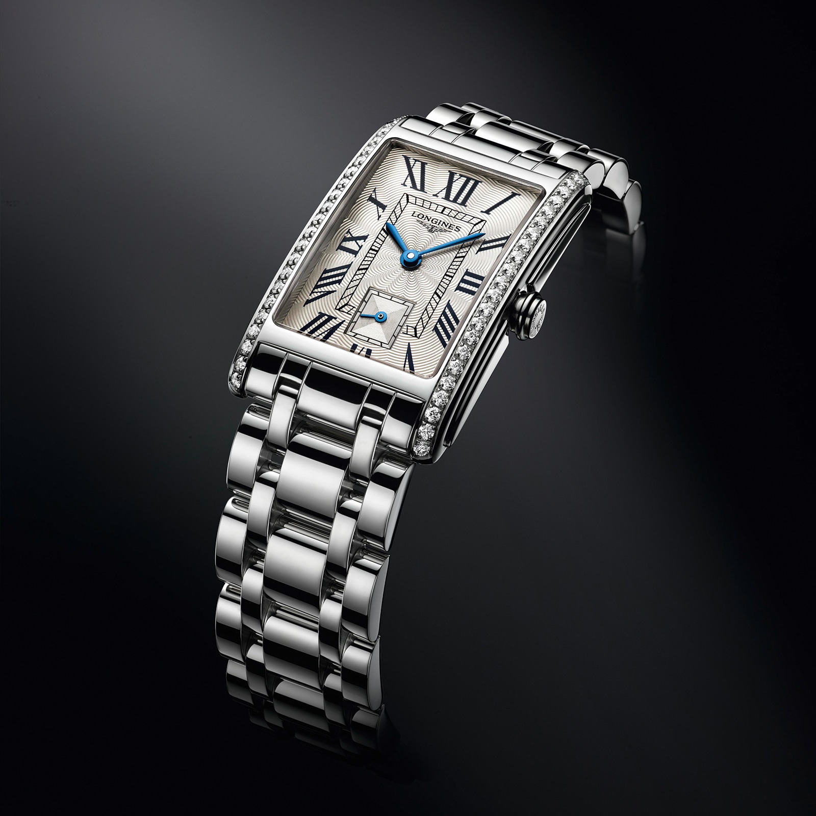 Replica Longines DolceVita 23.3mm X 37mm Ladies details Silver L55120716