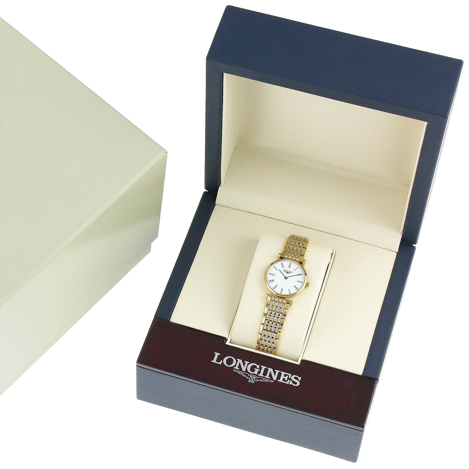 Replica Longines La Grande Classique 24mm Stainless Steel/PVD Ladies details L42092117