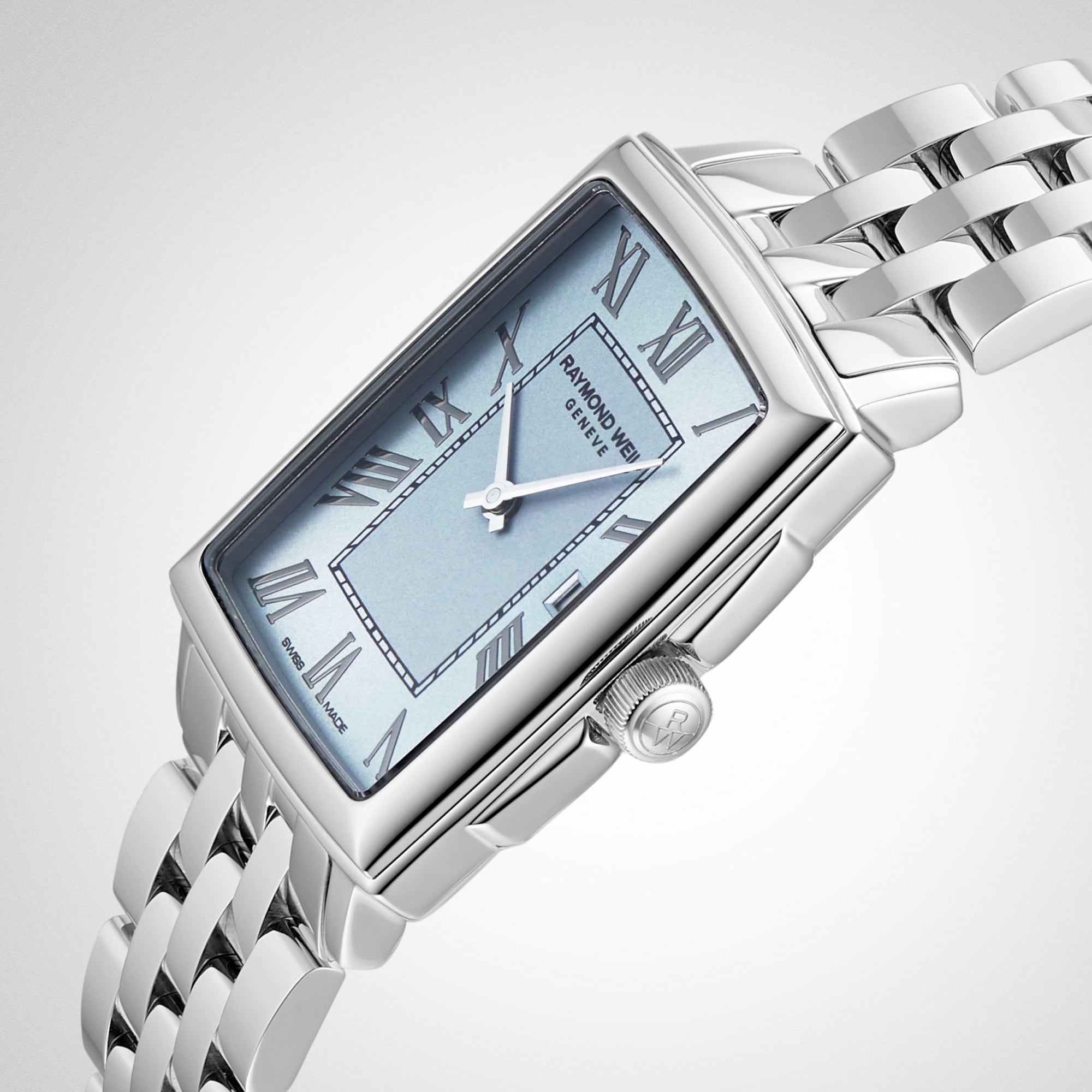 Replica Raymond Weil Toccata 28.1mm x 22.6mm Ladies details Sky Blue 5925-ST-00550 6 Replica Raymond Weil Toccata 28.1mm x 22.6mm Ladies details Sky Blue 5925-ST-00550