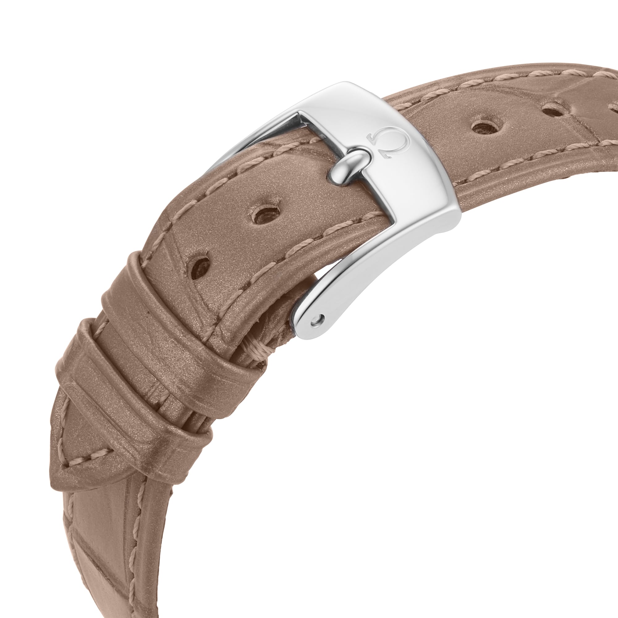 Replica Omega De Ville Prestige 34mm Ladies details Silver O43423342052001