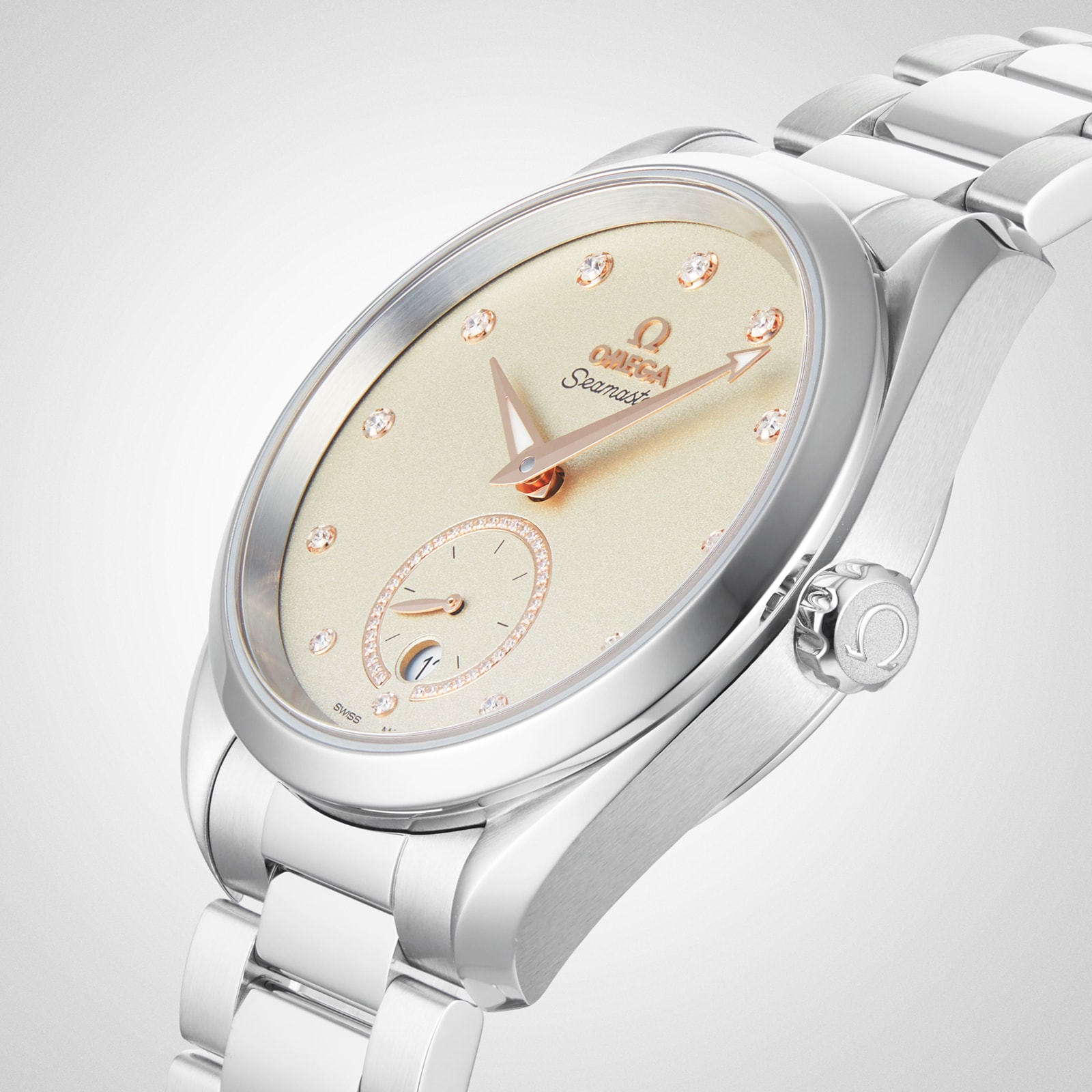 Replica Omega Seamaster Aqua Terra Seamaster Steel Chronometer 38mm Ladies details O22010382059001 6 Replica Omega Seamaster Aqua Terra Seamaster Steel Chronometer 38mm Ladies details O22010382059001