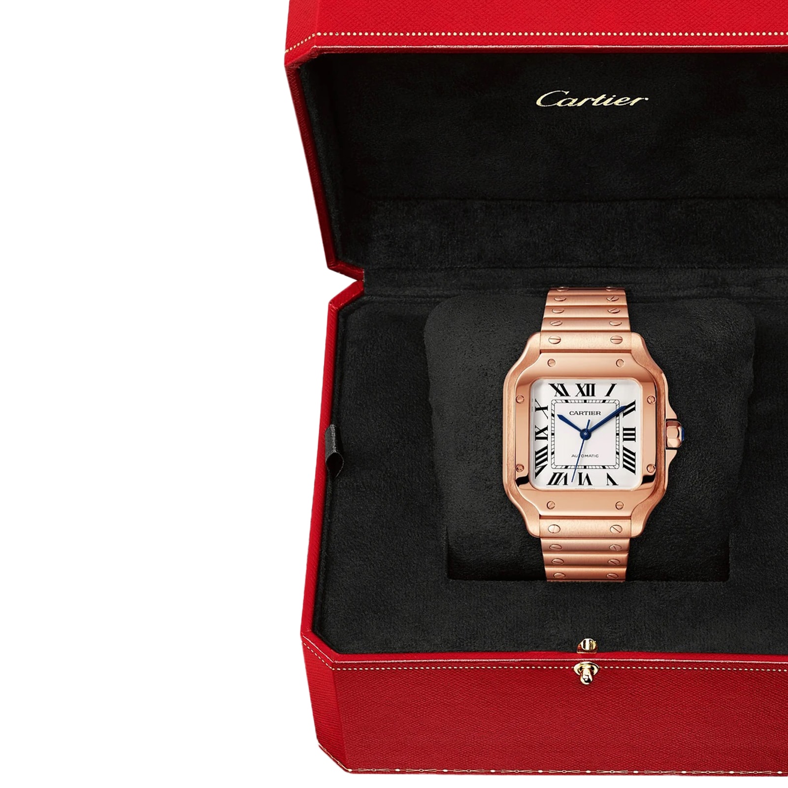 Replica Cartier Santos De Cartier details Medium Model Mechanical Movement With Automatic Winding WGSA0031