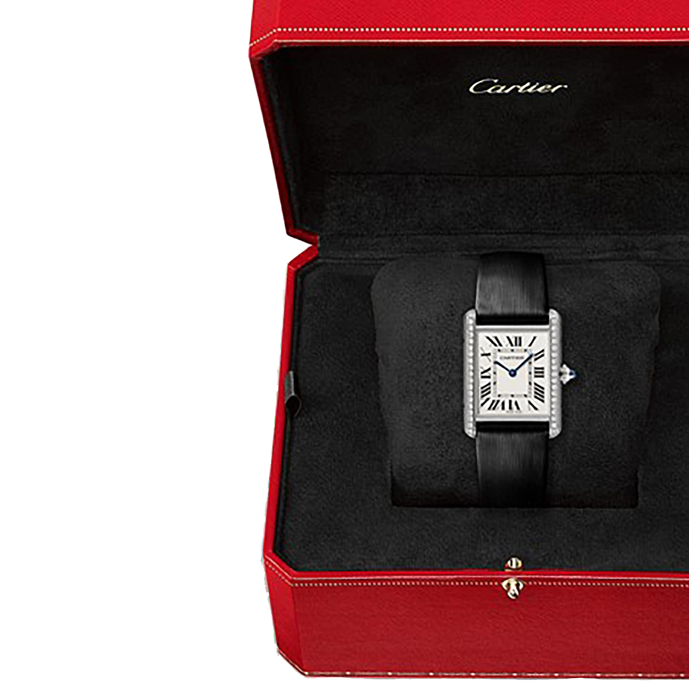 Replica Cartier Tank Must details Large Model Quartz Movement Steel Diamonds W4TA0017 6 Replica Cartier Tank Must details Large Model Quartz Movement Steel Diamonds W4TA0017