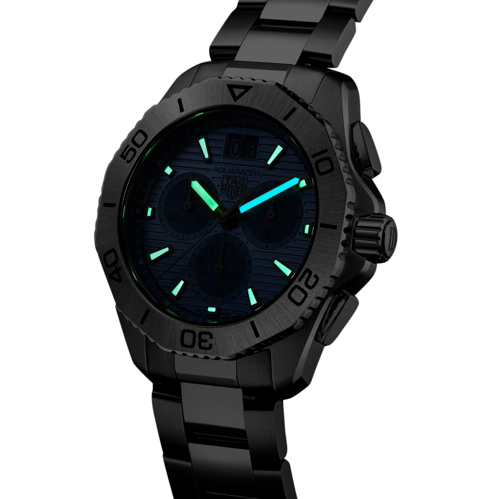 Replica TAG Heuer Aquaracer Chronograph 40mm Mens details Blue CBP1112.BA0627