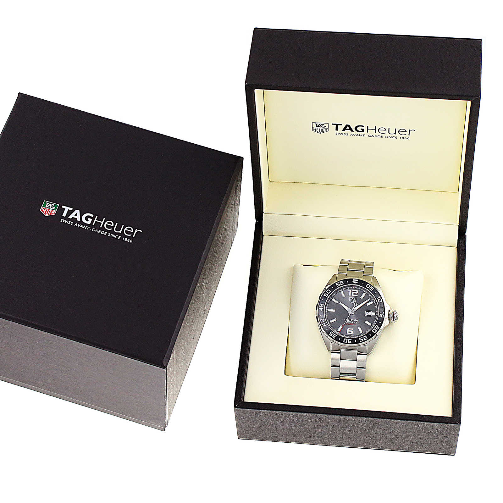 Replica TAG Heuer Formula 1 Calibre 5 Automatic Date 43mm Mens details WAZ2011.BA0842