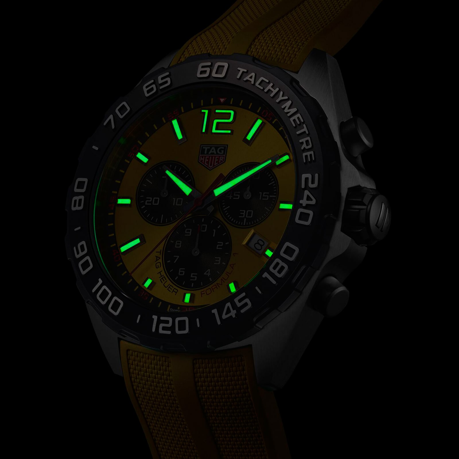 Replica TAG Heuer Formula 1 Chronograph 43mm Mens details Yellow CAZ101AM.FT8054 6 Replica TAG Heuer Formula 1 Chronograph 43mm Mens details Yellow CAZ101AM.FT8054