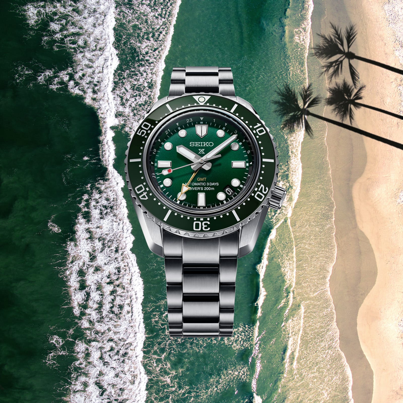 Replica Seiko Prospex Divers GMT 'Marine Green' 42mm Mens details - 1968 Modern Re-interpretation SPB381J1 6 Replica Seiko Prospex Divers GMT 'Marine Green' 42mm Mens details - 1968 Modern Re-interpretation SPB381J1