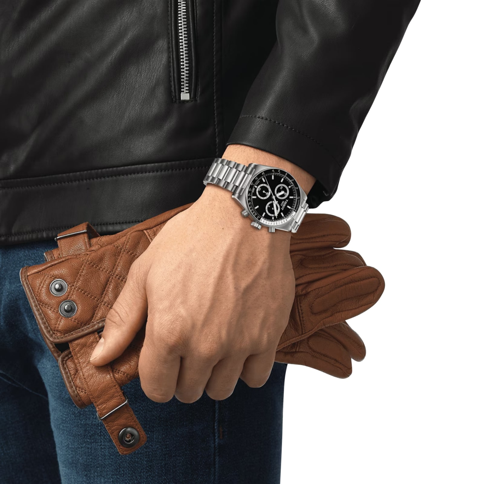 Replica Tissot PR516 Chronograph 40mm Mens details Black T1494171105100 6 Replica Tissot PR516 Chronograph 40mm Mens details Black T1494171105100