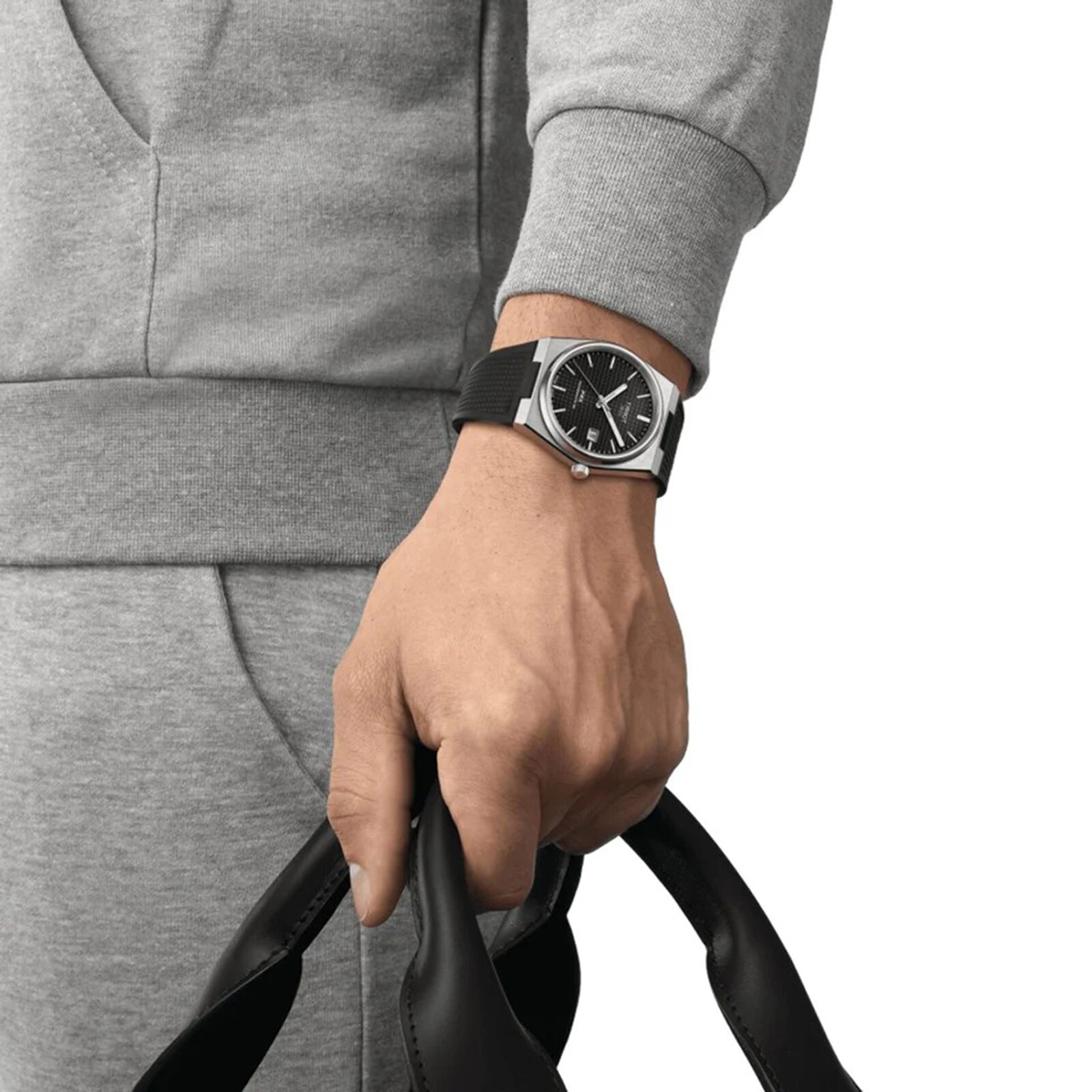 Replica Tissot Powermatic 80 40mm Mens details Black T1374071705100 6 Replica Tissot Powermatic 80 40mm Mens details Black T1374071705100