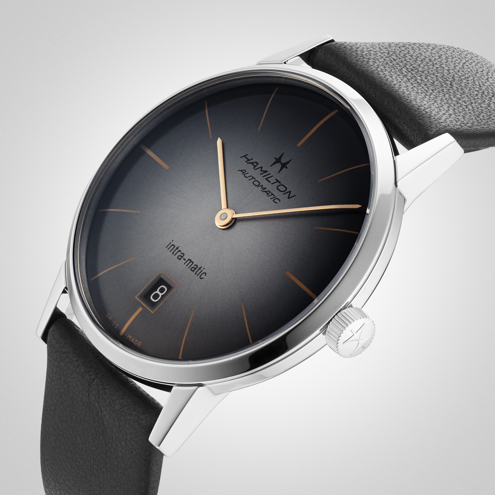 Replica Hamilton American Classic Intra-Matic Automatic details 38mm H38455781 6 Replica Hamilton American Classic Intra-Matic Automatic details 38mm H38455781