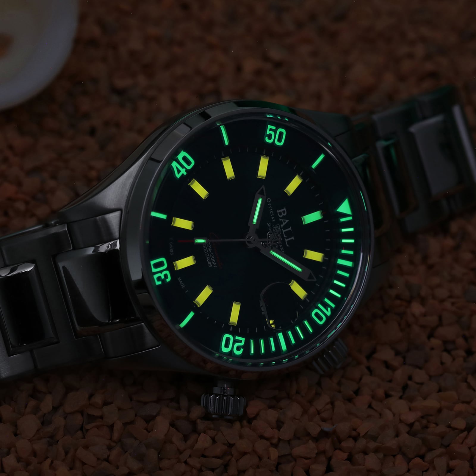 Replica BALL Engineer Master II Diver Chronometer 42mm Mens details Blue DM2280A-S1C-BE