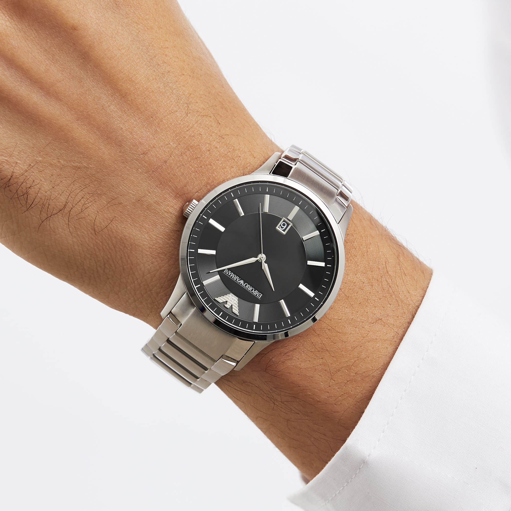 Replica Emporio Armani Black Gents details AR11181