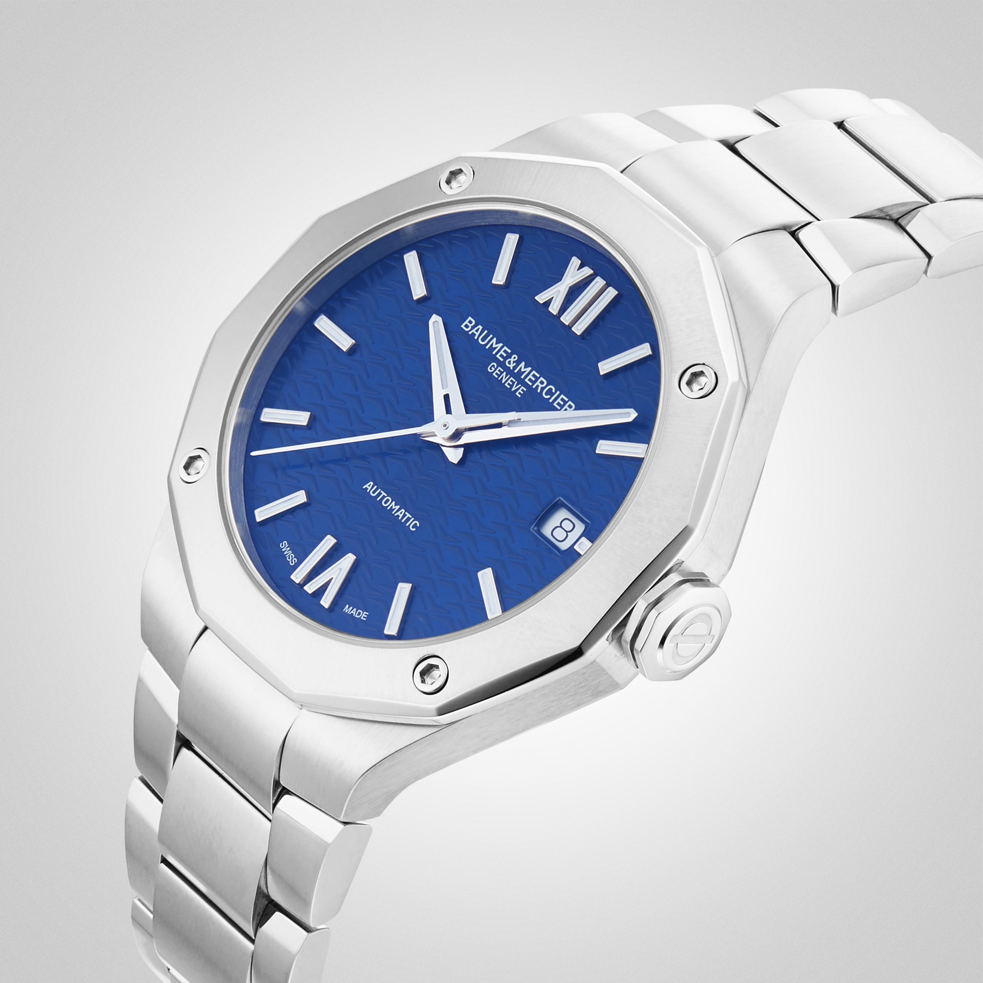 Replica Baume & Mercier Riviera 36mm Unisex details Blue M0A10679
