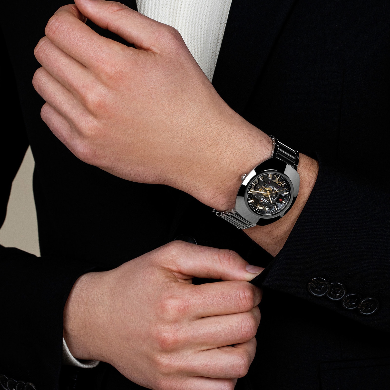 Replica Rado DiaStar Original Skeleton 38mm Unisex details R12162153 6 Replica Rado DiaStar Original Skeleton 38mm Unisex details R12162153